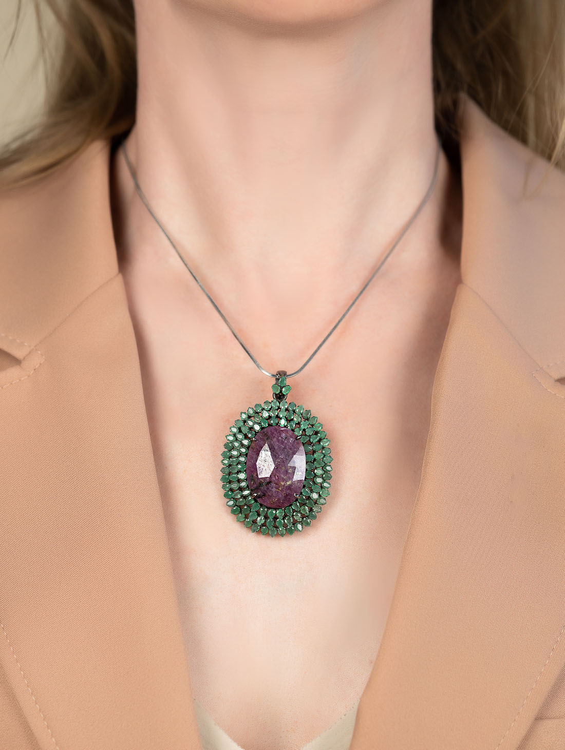 292 Брошь-кулон (Ag 925)