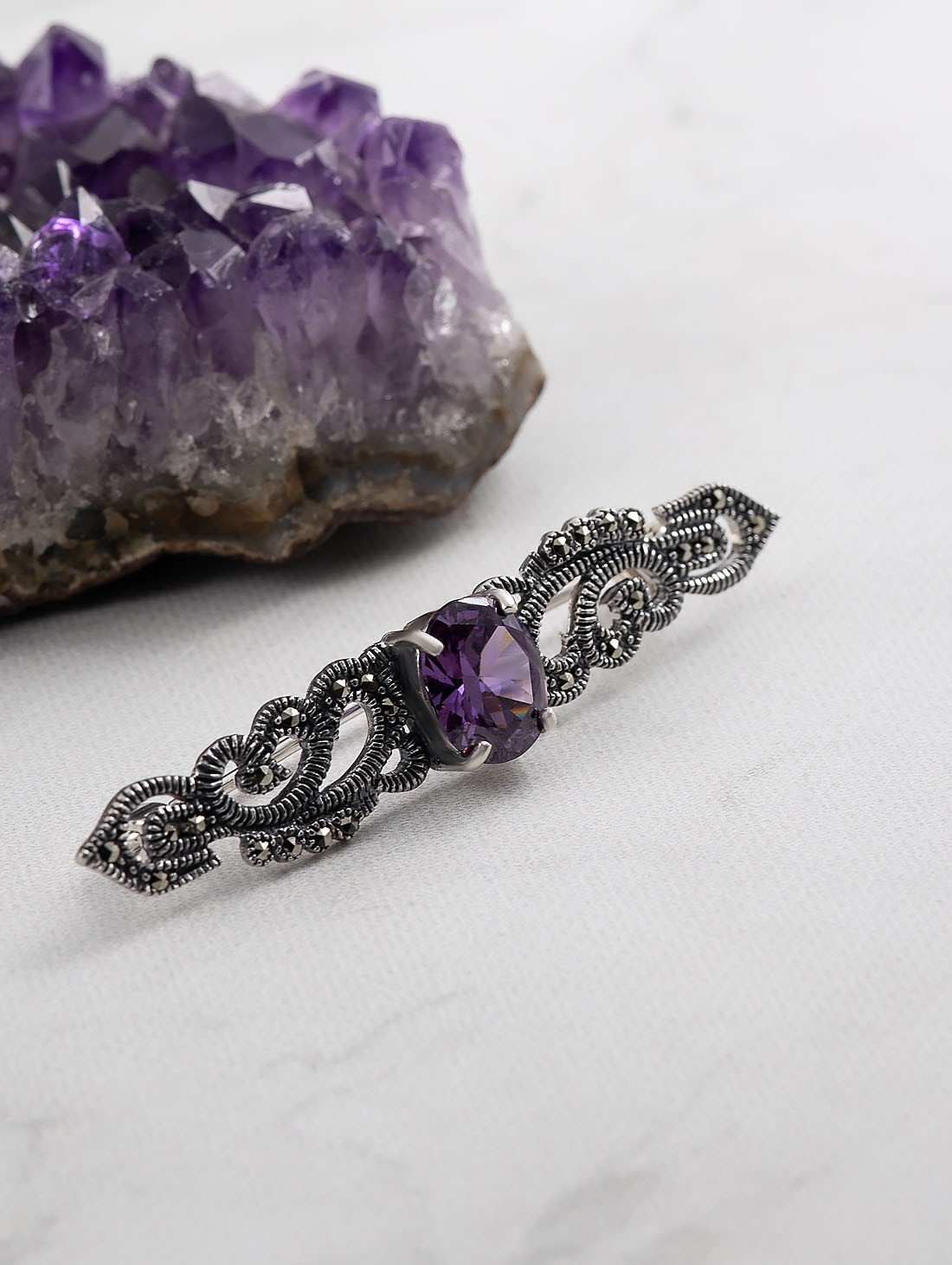 91648 Брошь (Ag 925)