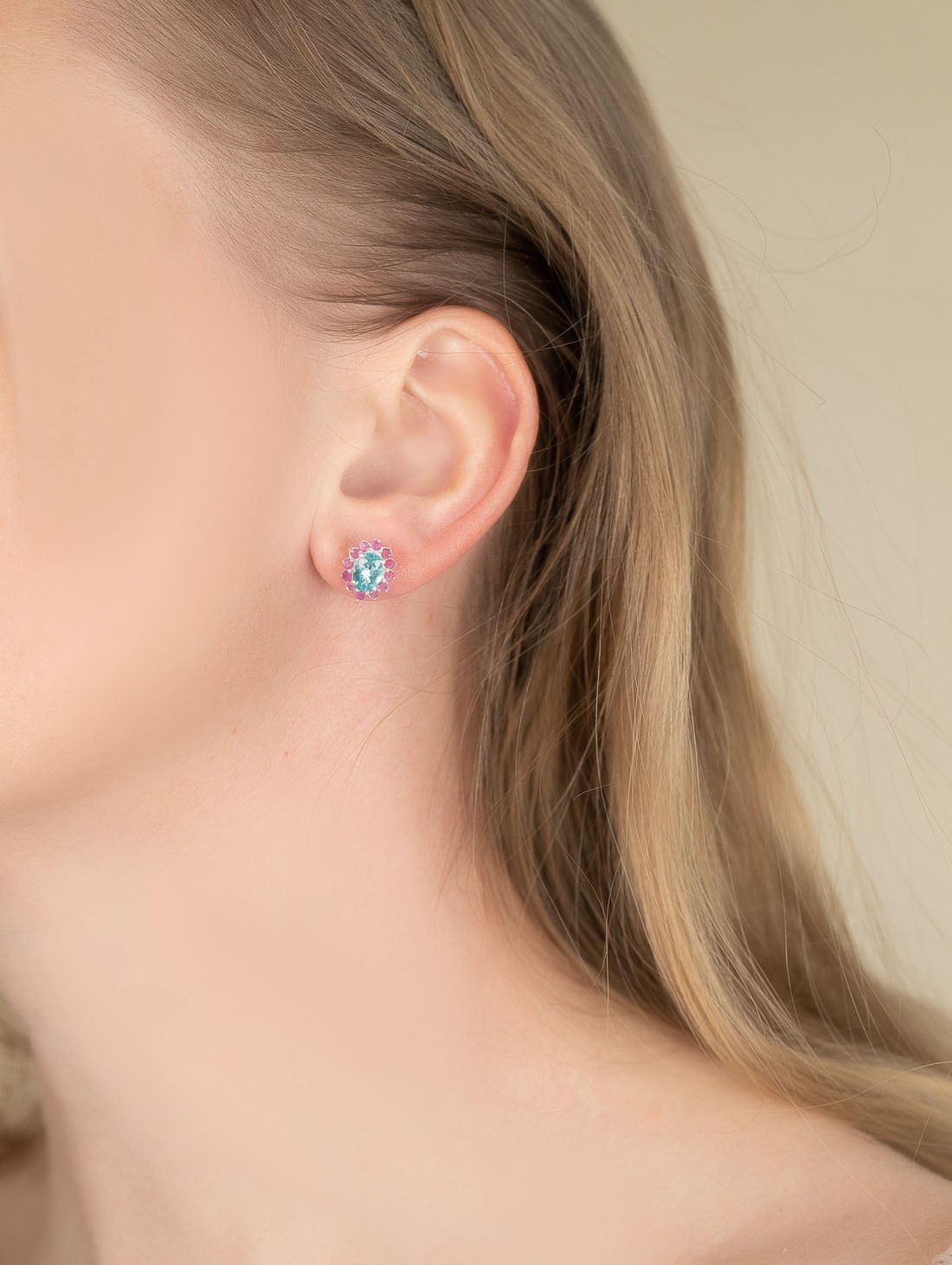 9444 Серьги пуссеты (Ag 925)