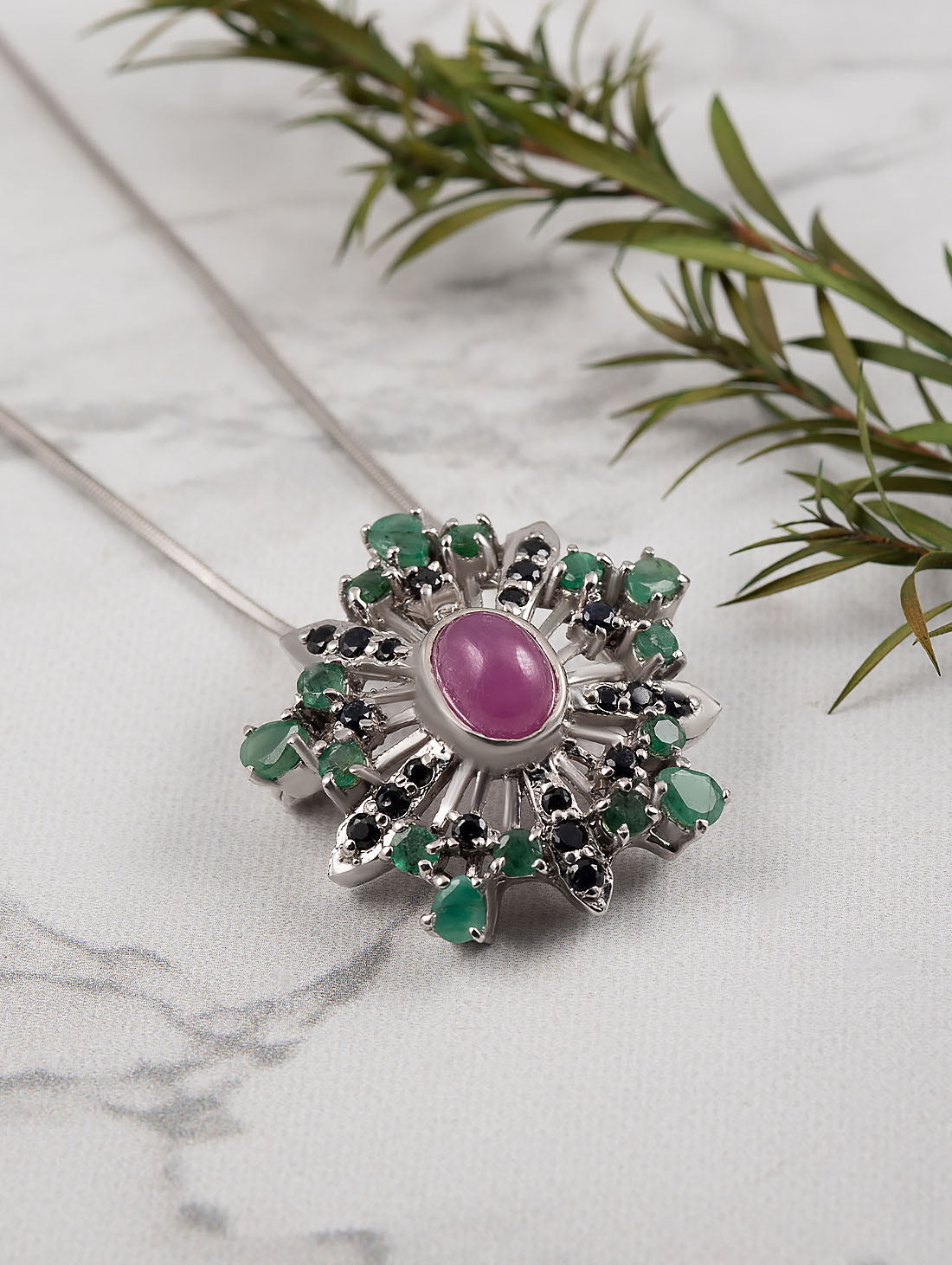 042337 Брошь-кулон (Ag 925)