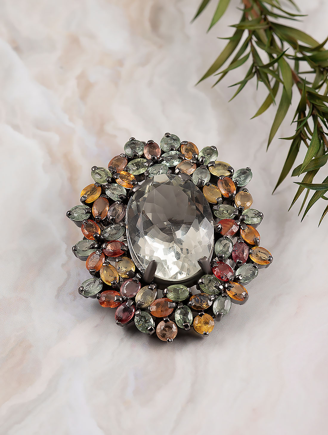 042379 Брошь-кулон (Ag 925)