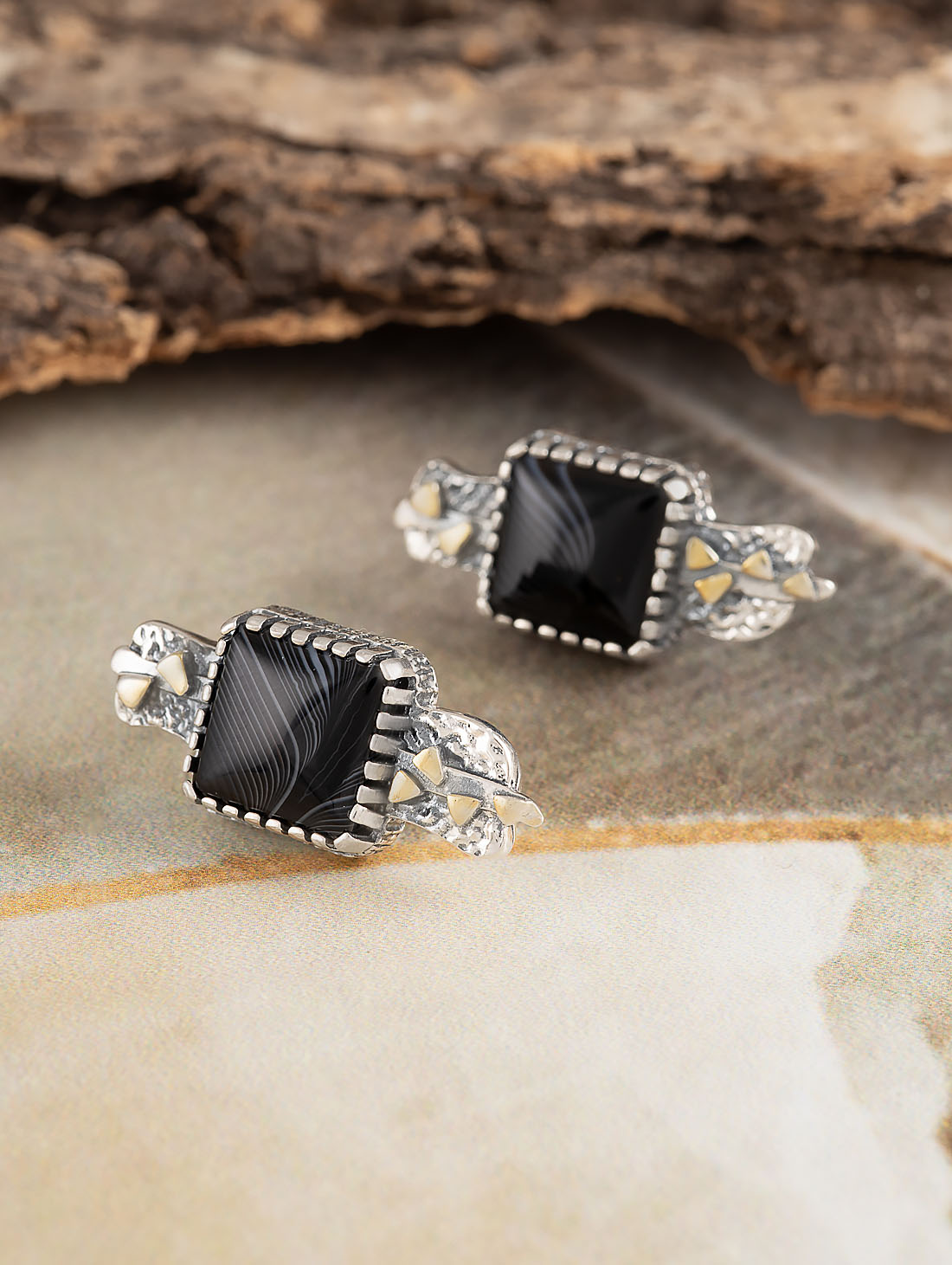 Err1493z Агат Серьги (Ag 925)