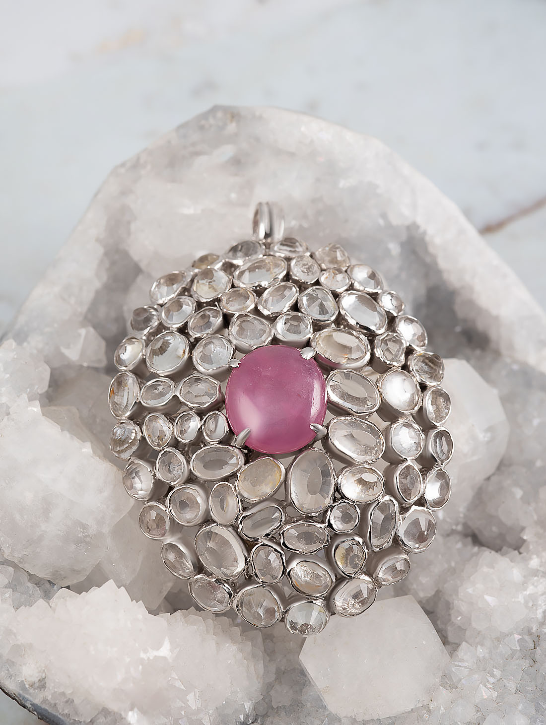 042342 Брошь-кулон (Ag 925)