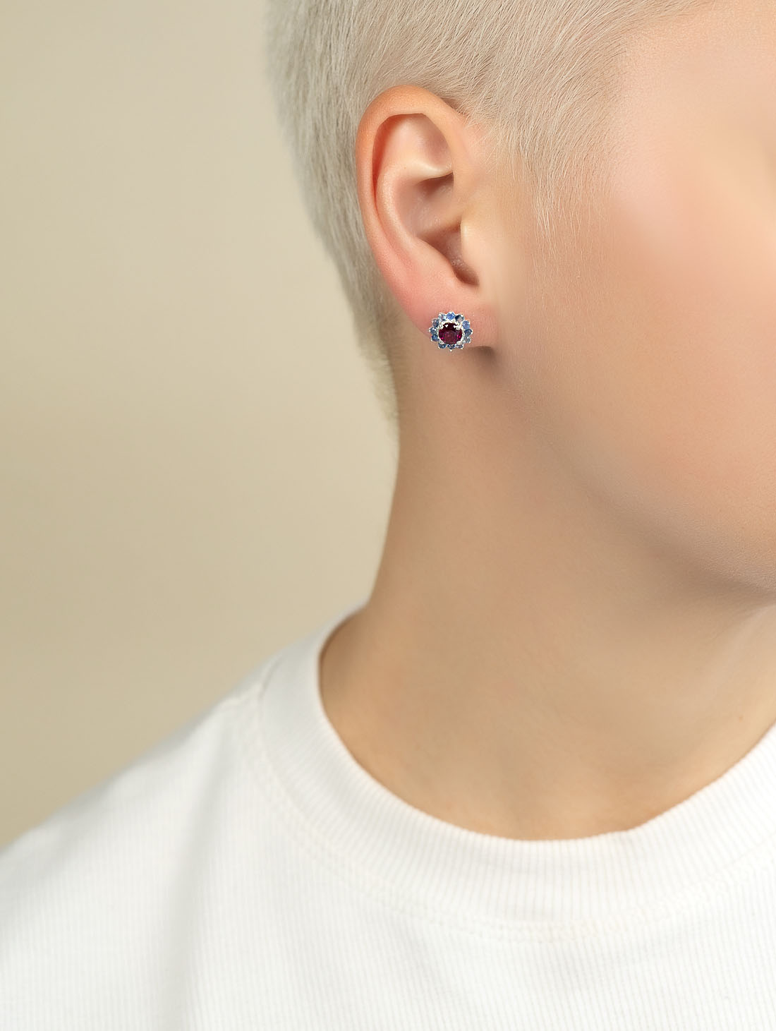 9374 Серьги пуссеты (Ag 925)