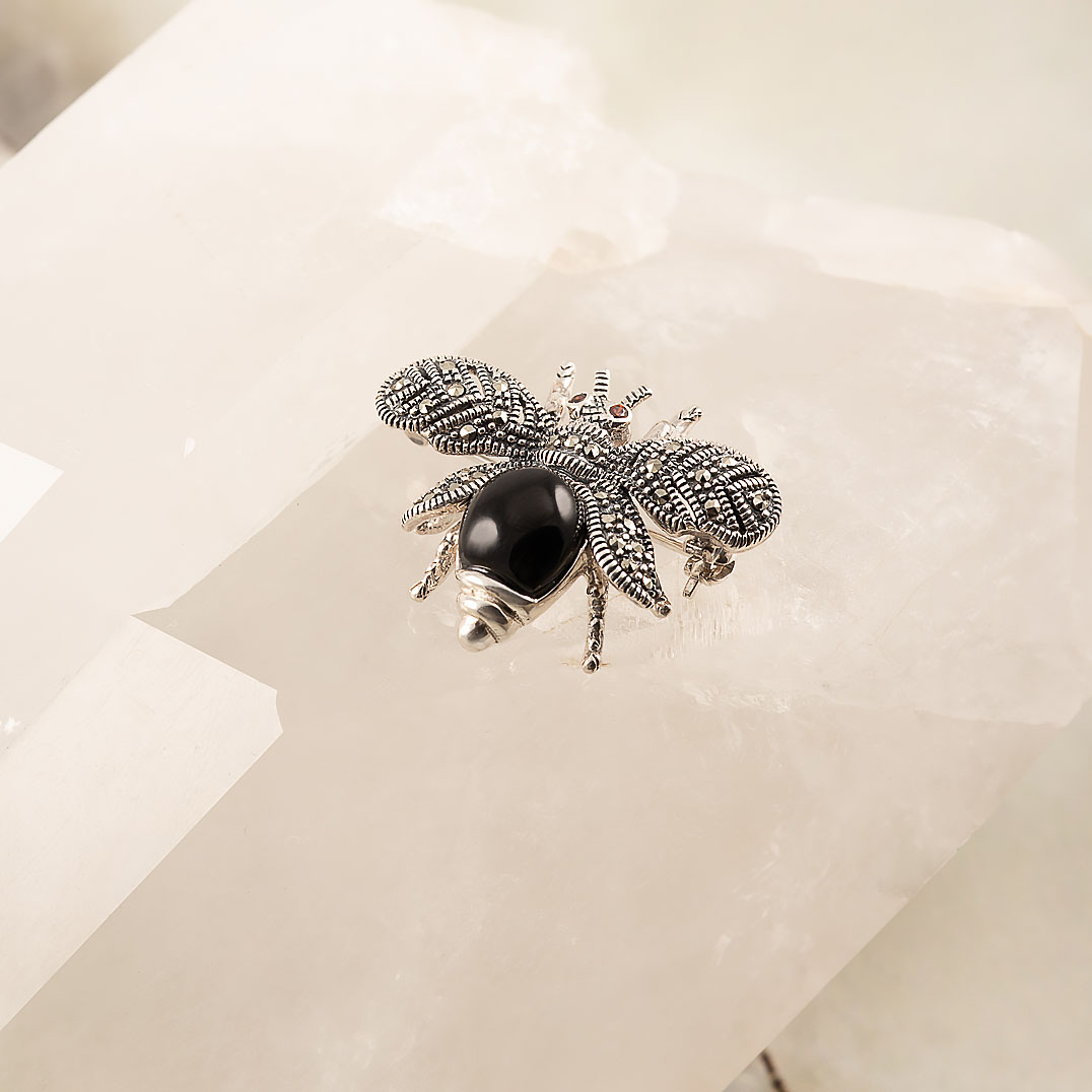 080124 Брошь (Ag 925)