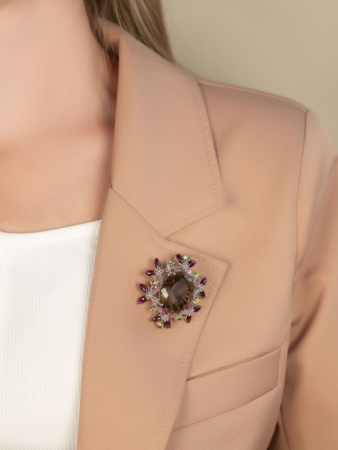 042384 Брошь-кулон (Ag 925)