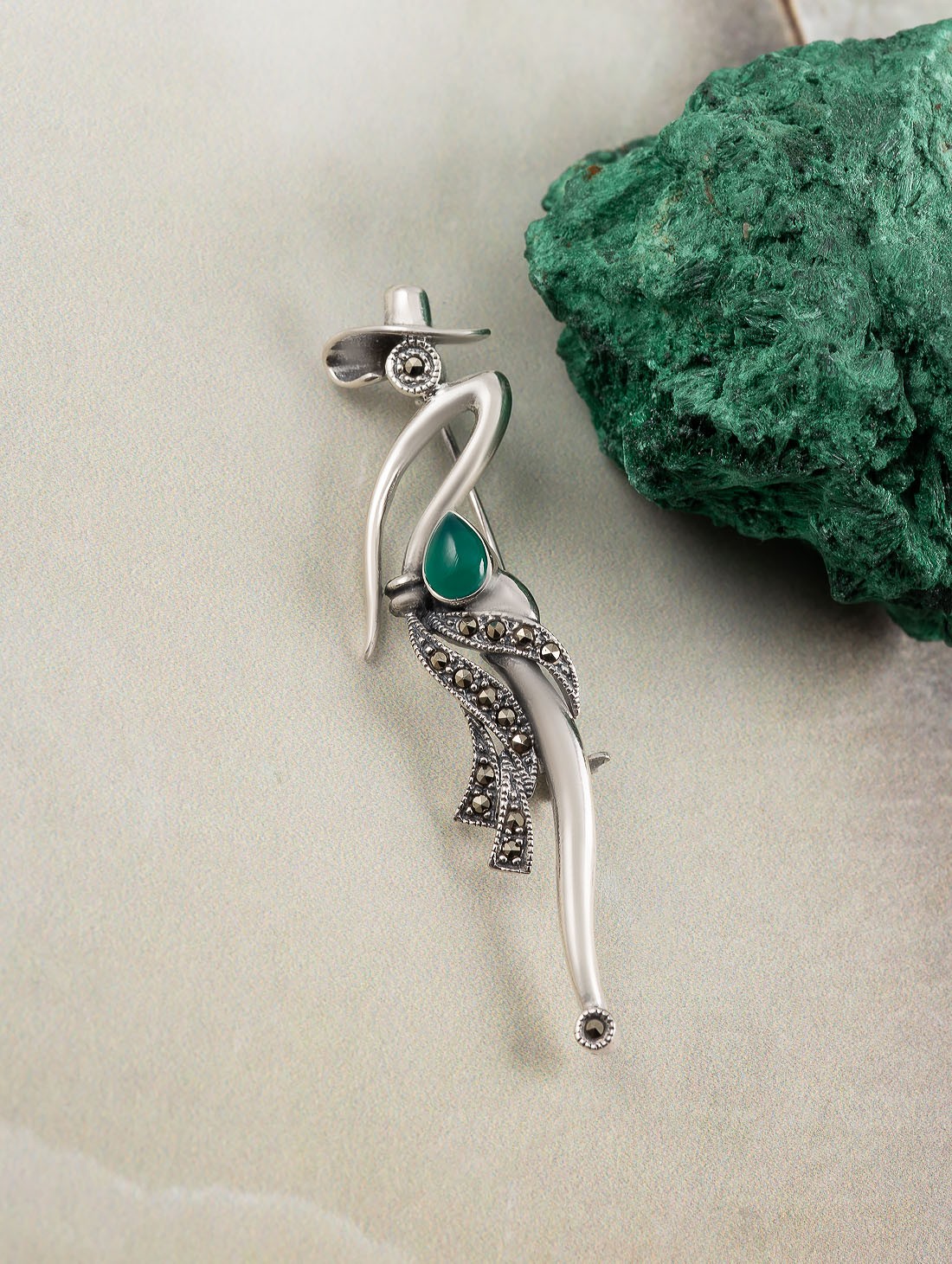 91644 Брошь (Ag 925)