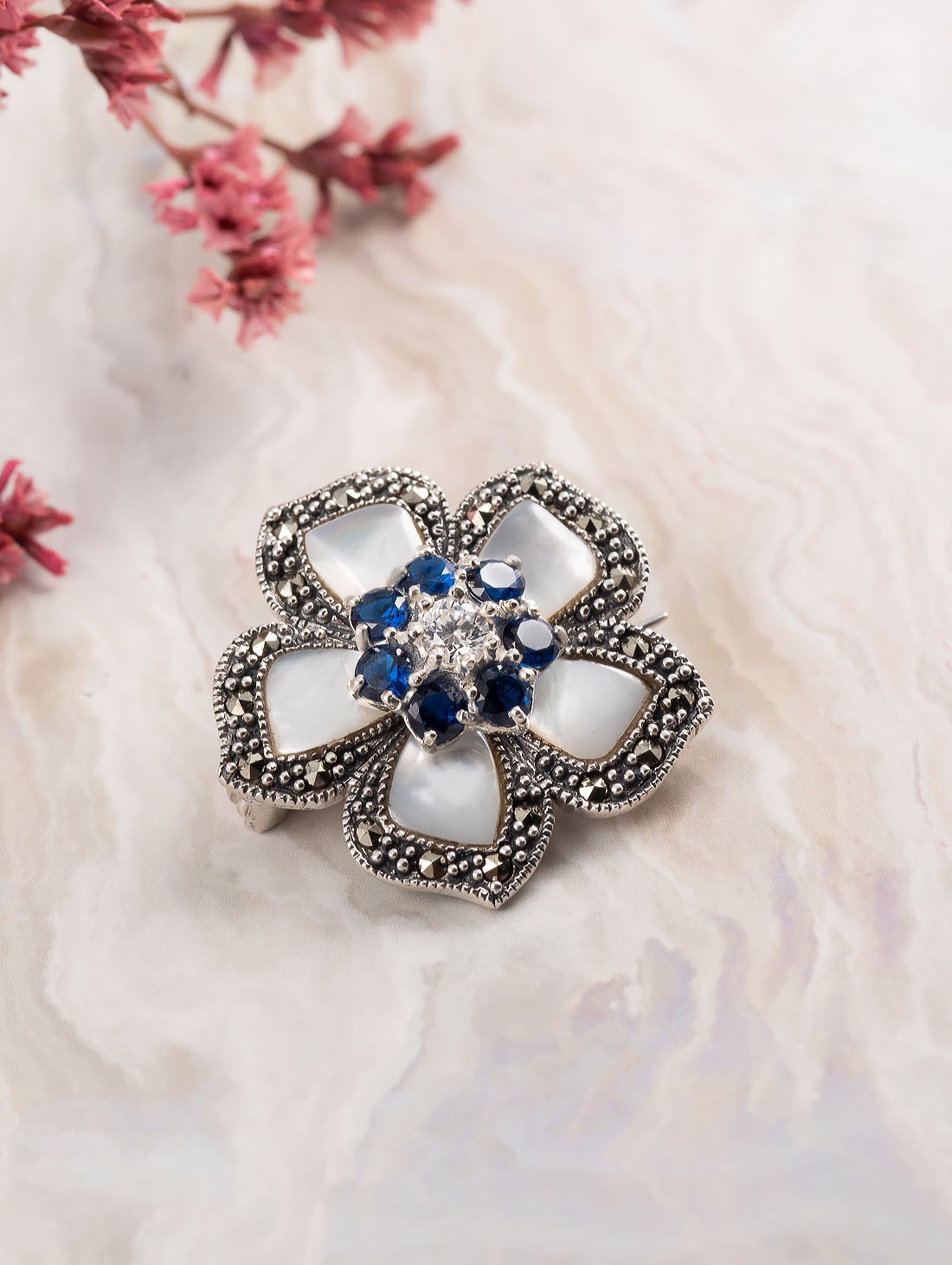 91532 Брошь-кулон (Ag 925)