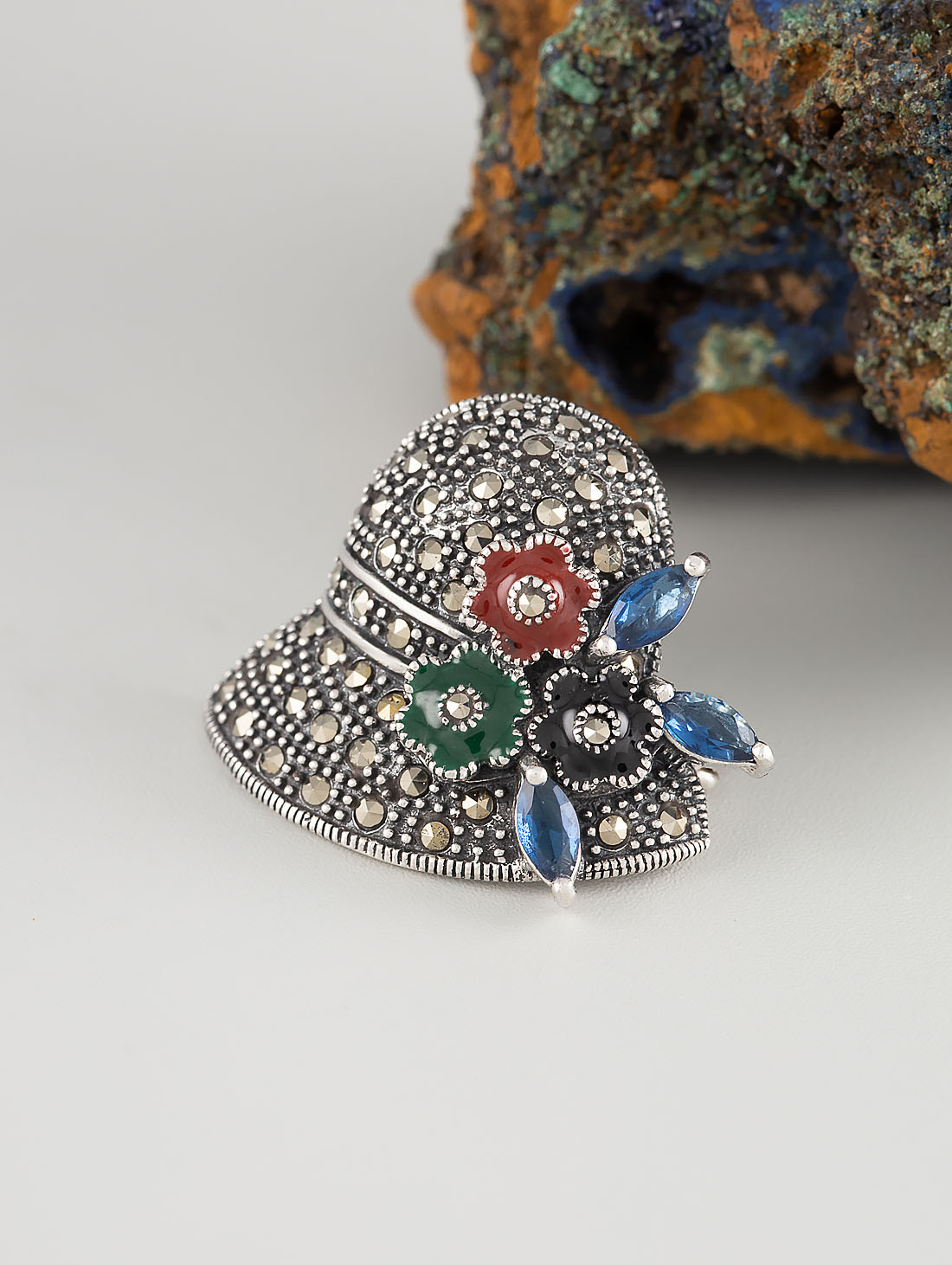 91551 Брошь (Ag 925)