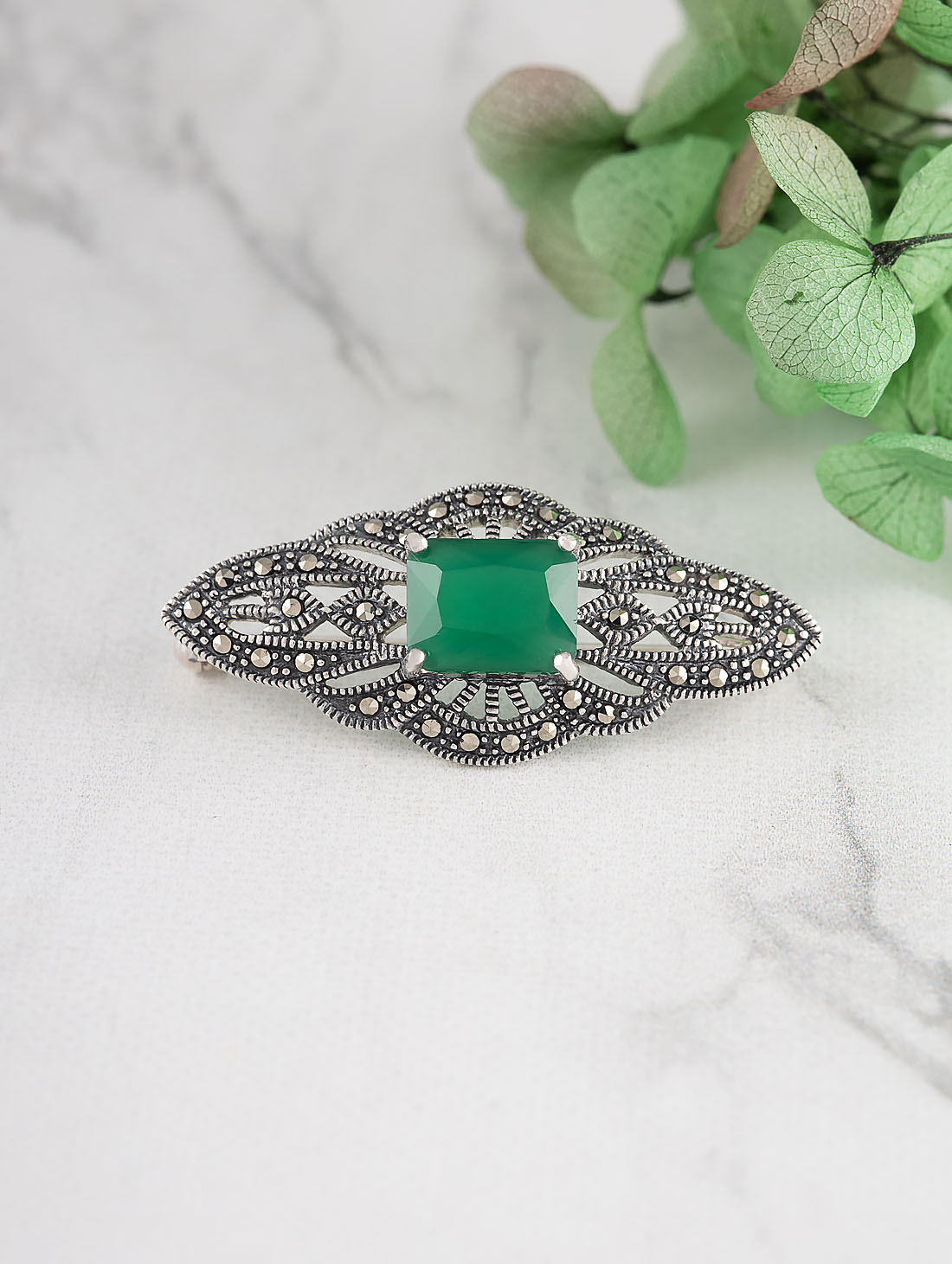 91571 Брошь (Ag 925)