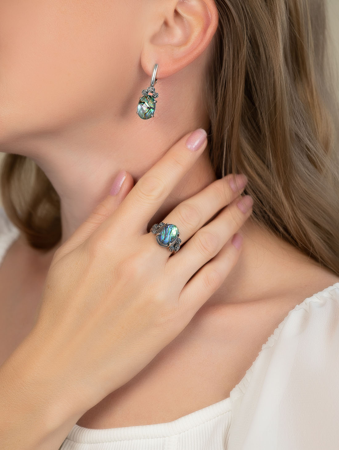 041382 Кольцо (Ag 925)