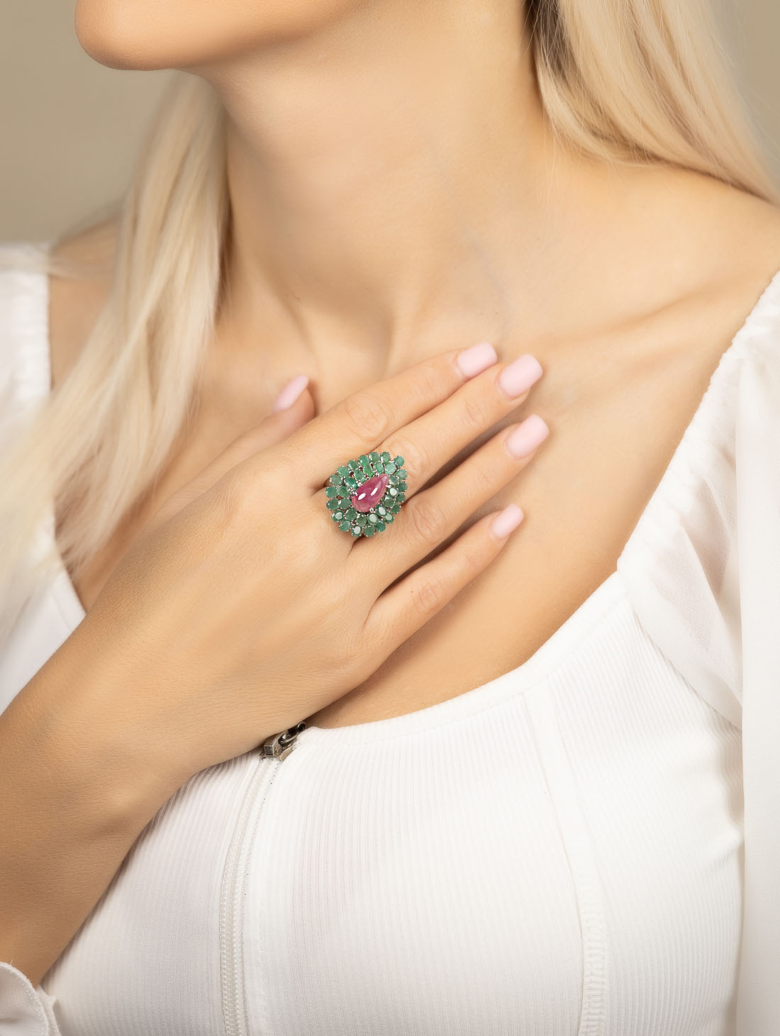 032347 Кольцо (Ag 925)