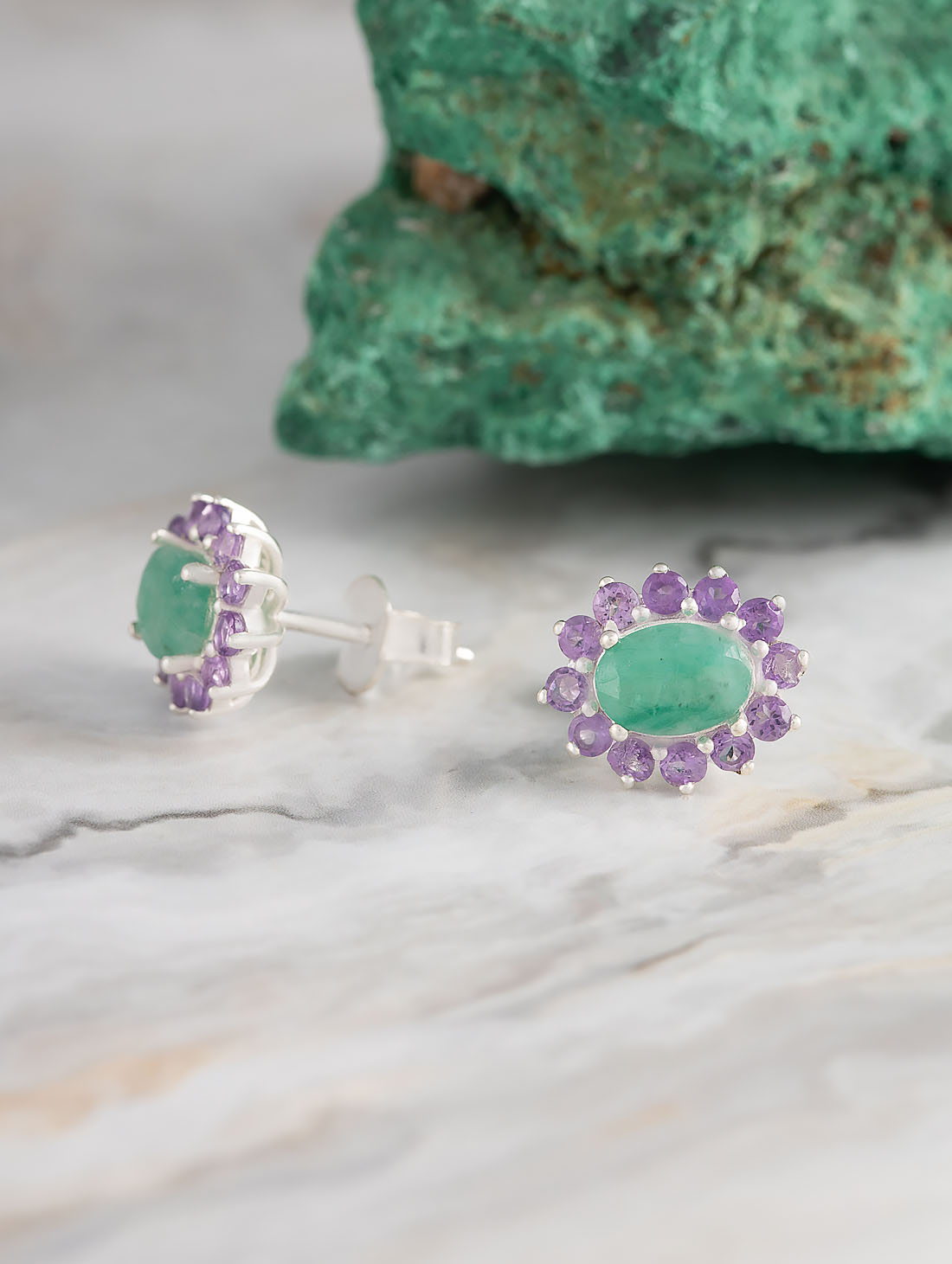 9503 Серьги пуссеты (Ag 925)