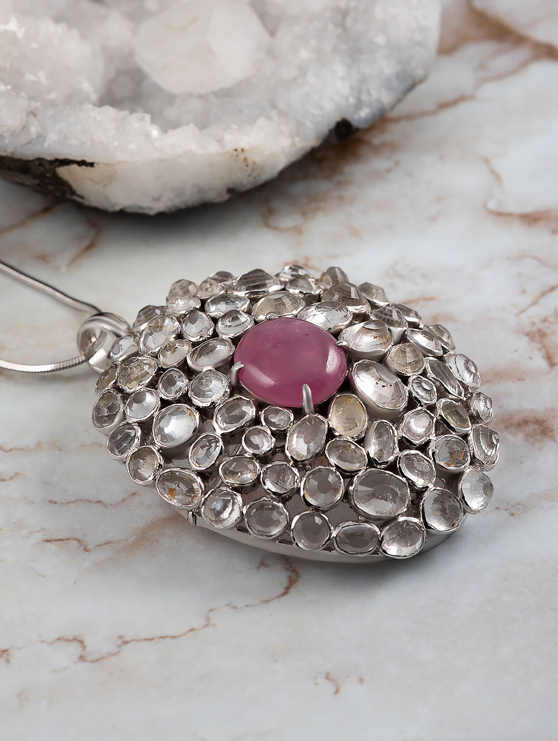 042342 Брошь-кулон (Ag 925)