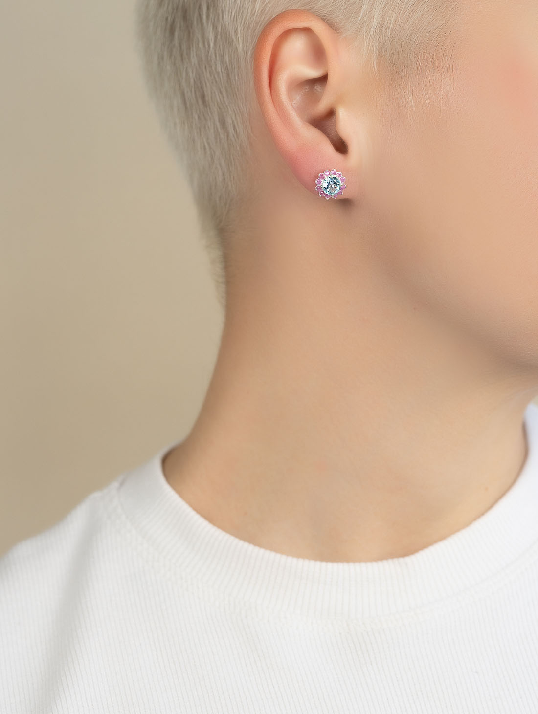 9382 Серьги пуссеты (Ag 925)