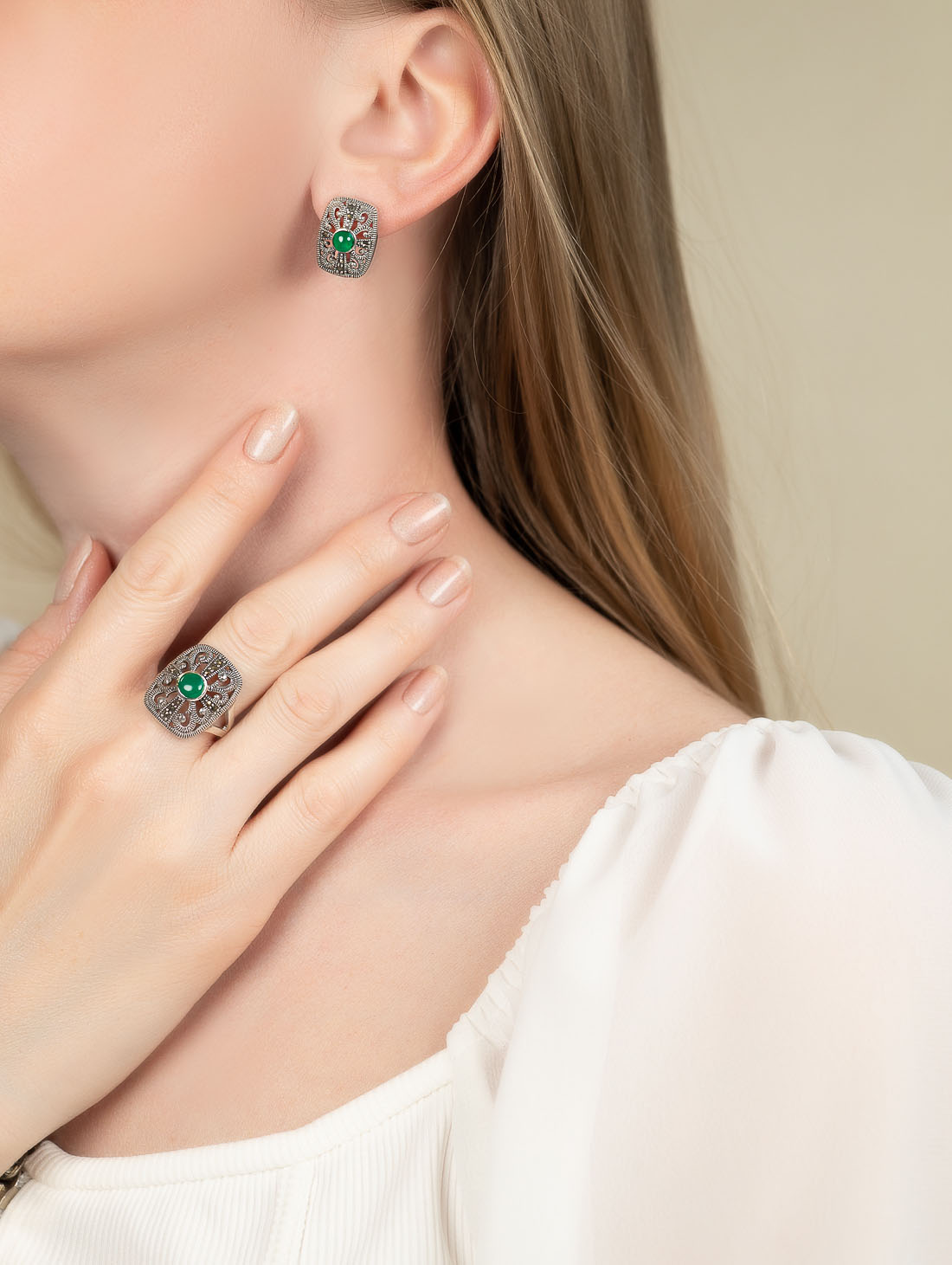 300101 Серьги (Ag 925)