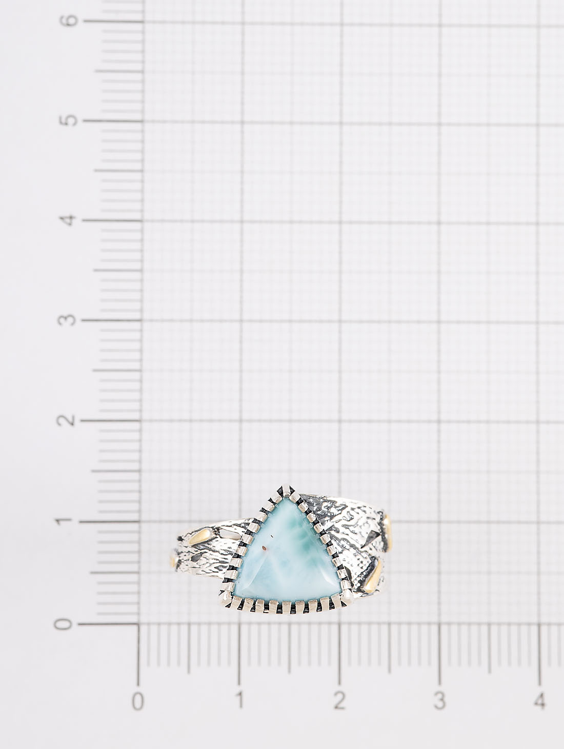 Rrr1495z Ларимар Кольцо (Ag 925)