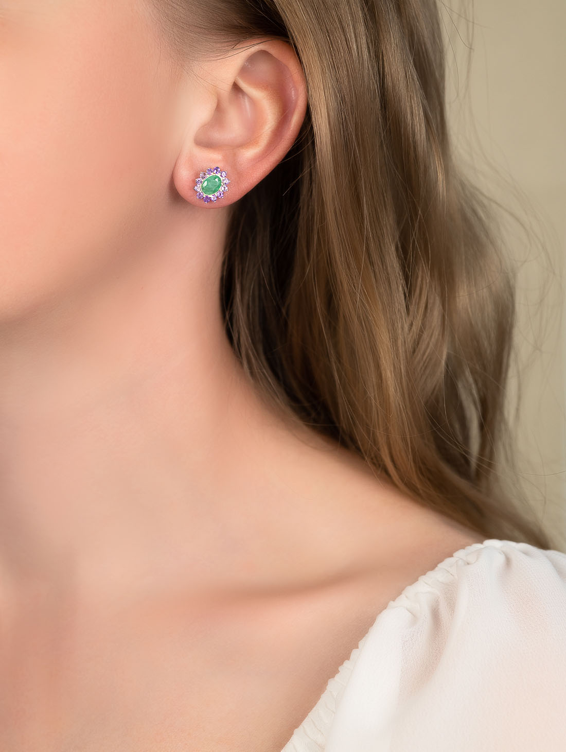 9460 Серьги пуссеты (Ag 925)