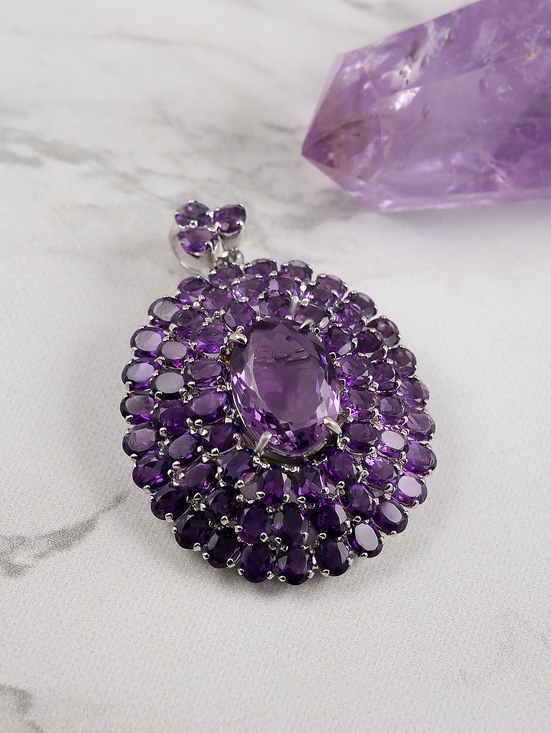 042351 Брошь-кулон (Ag 925)