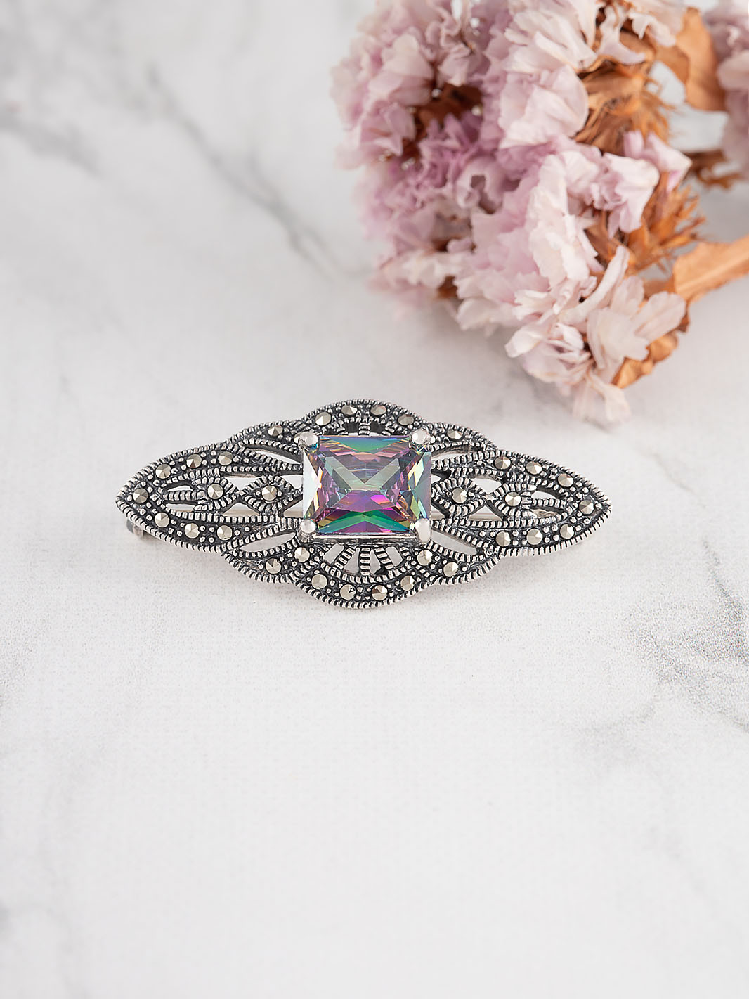 91573 Брошь (Ag 925)