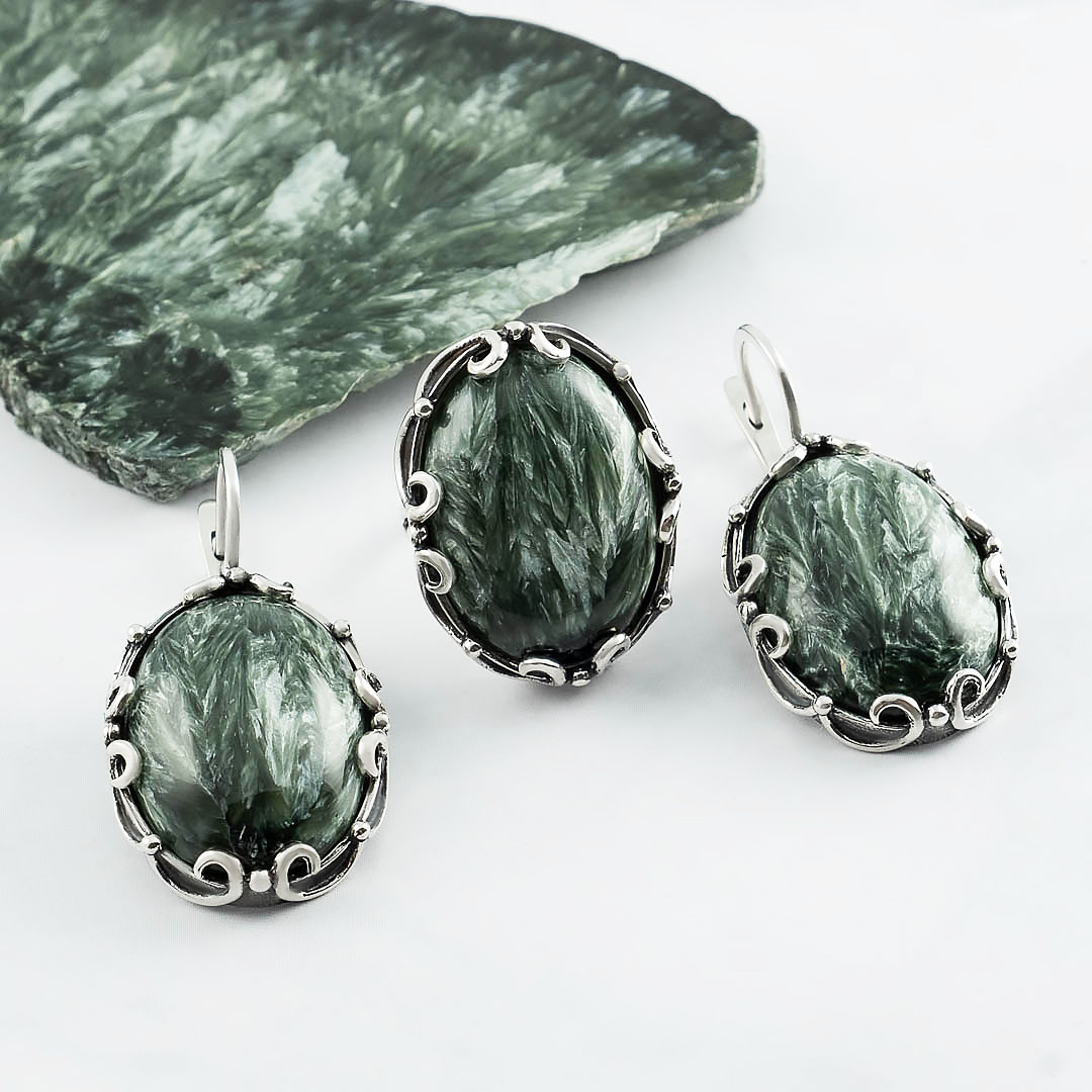 055505 Серьги (Ag 925)