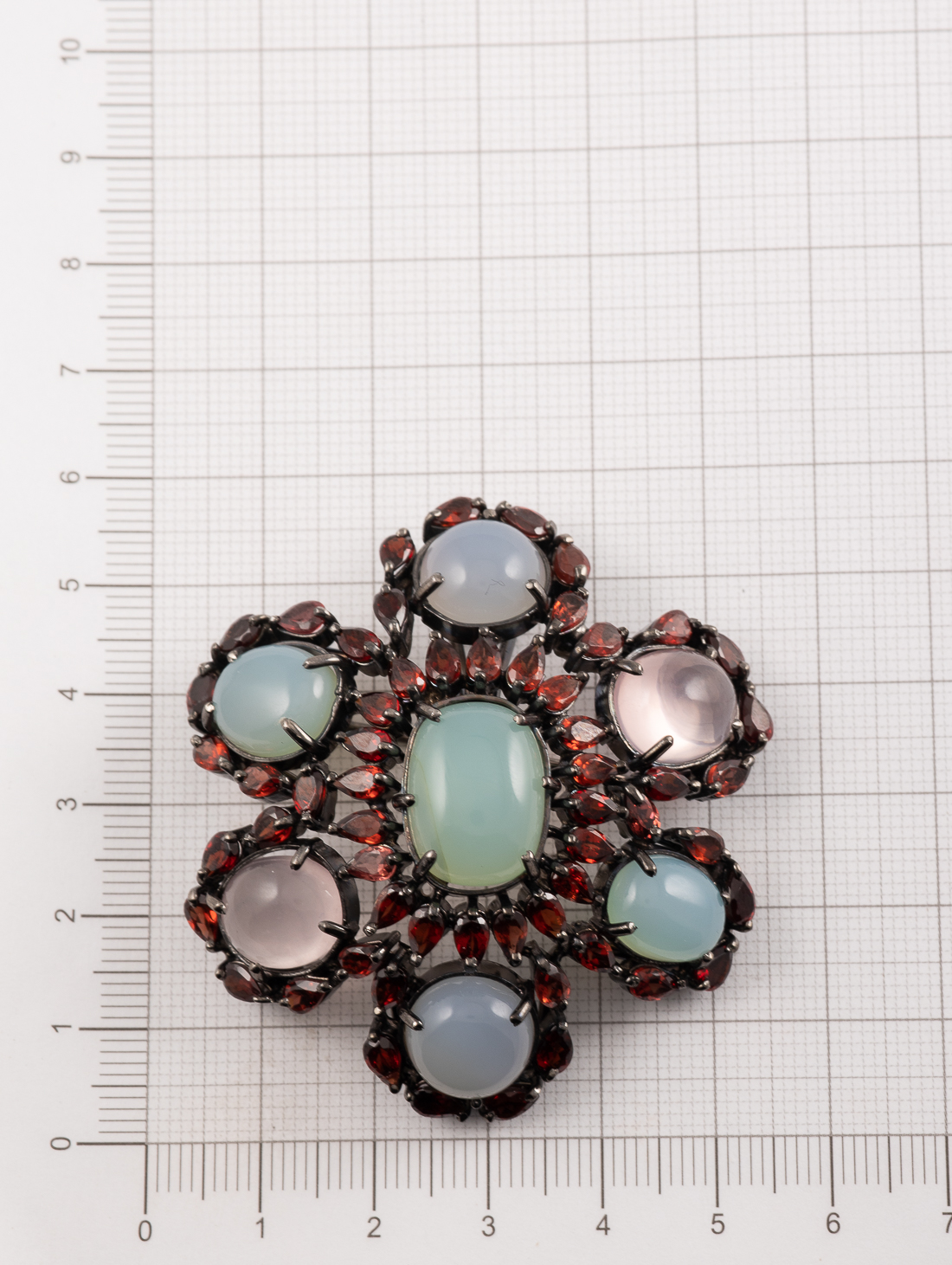 042382 Брошь-кулон (Ag 925)