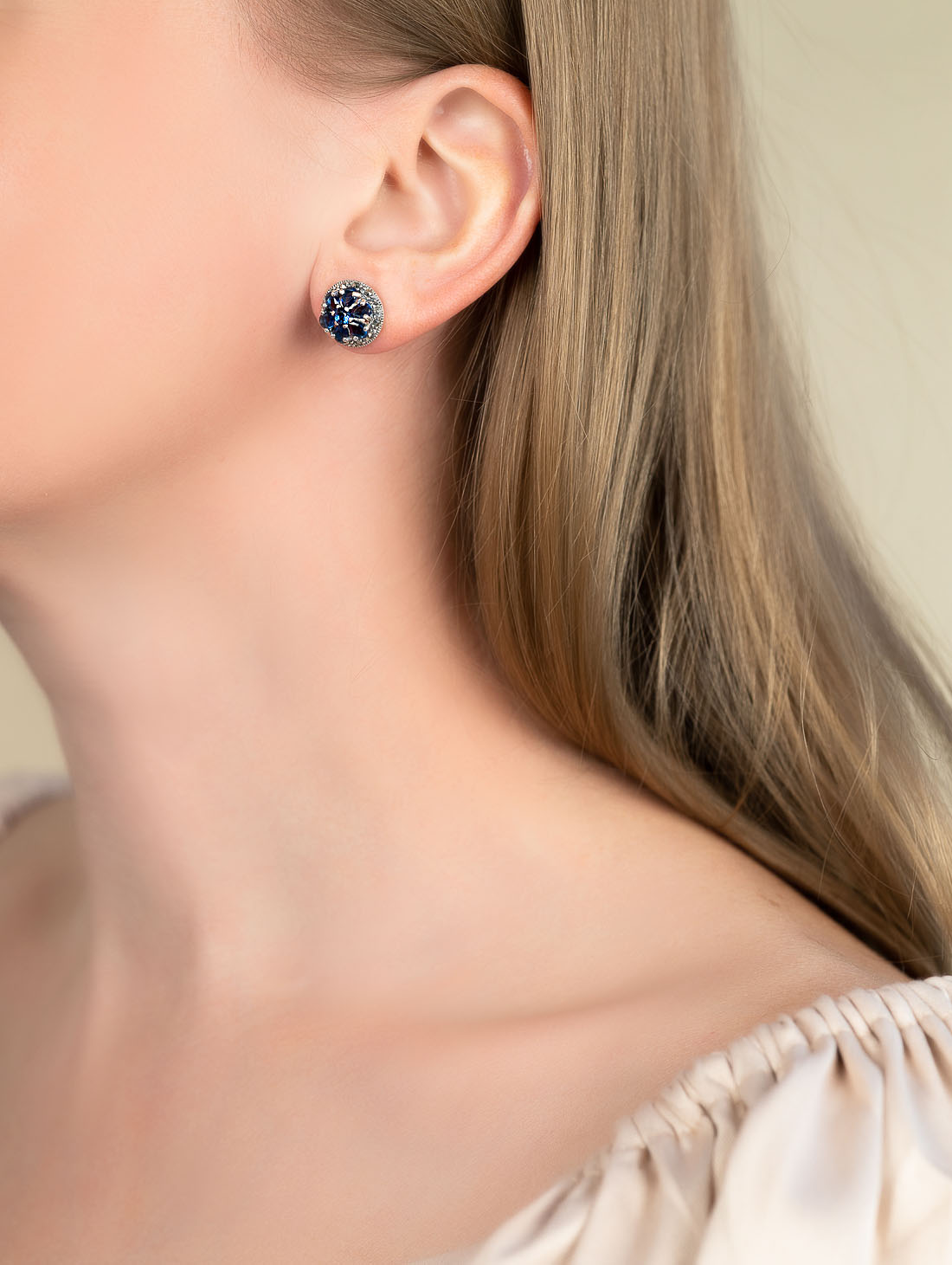 300206 Серьги пуссеты (Ag 925)