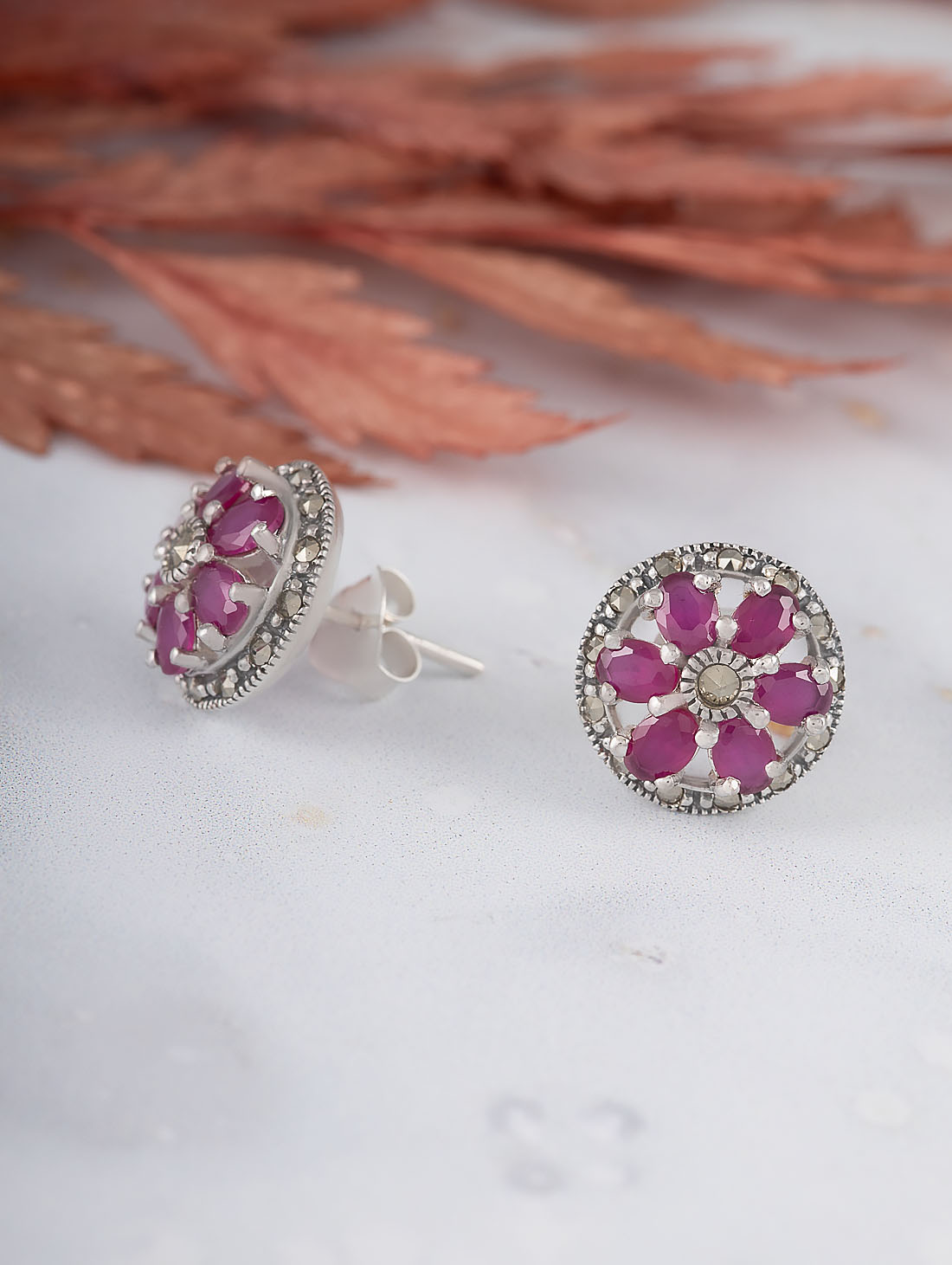 300201 Серьги пуссеты (Ag 925)