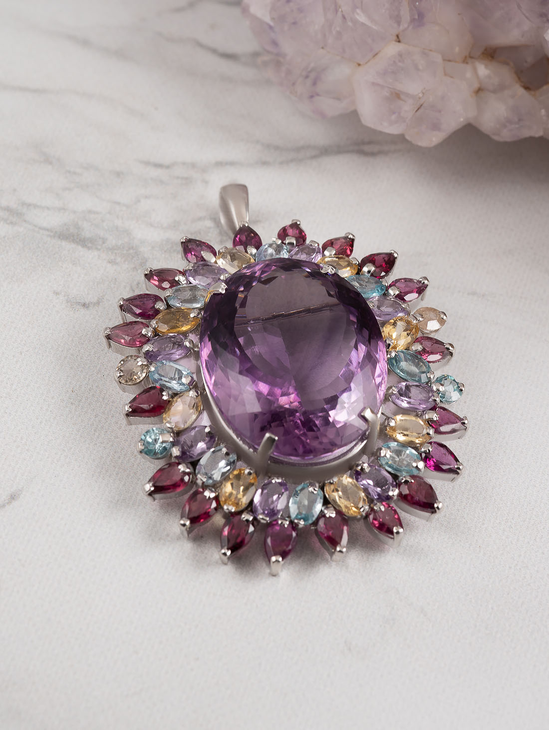 042388 Брошь-кулон (Ag 925)