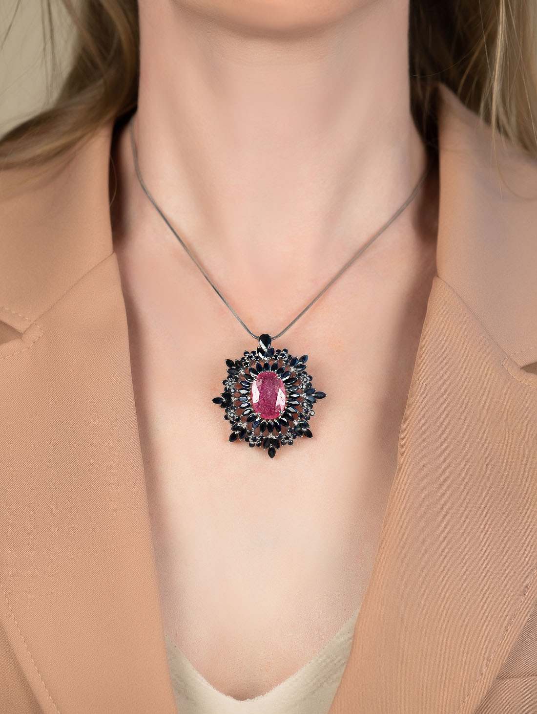 297 Брошь-кулон (Ag 925)