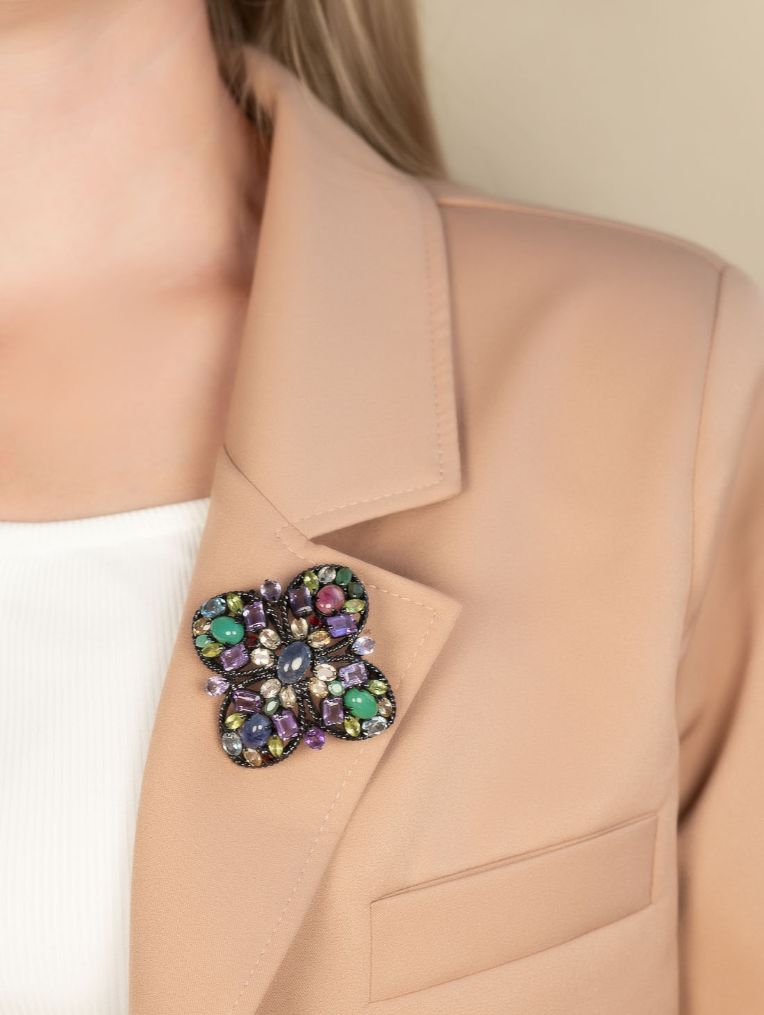 042363 Брошь-кулон (Ag 925)