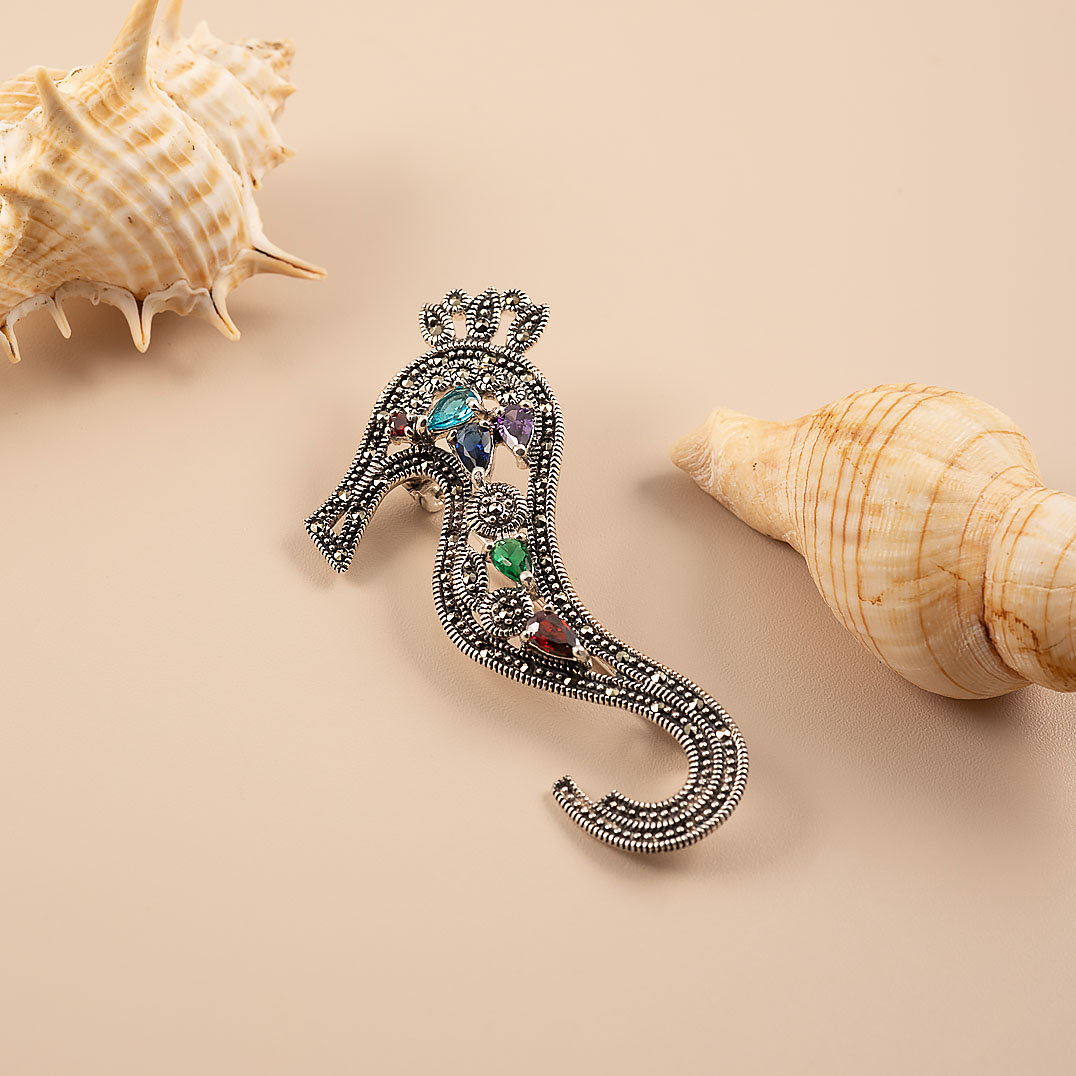 080114 Брошь (Ag 925)