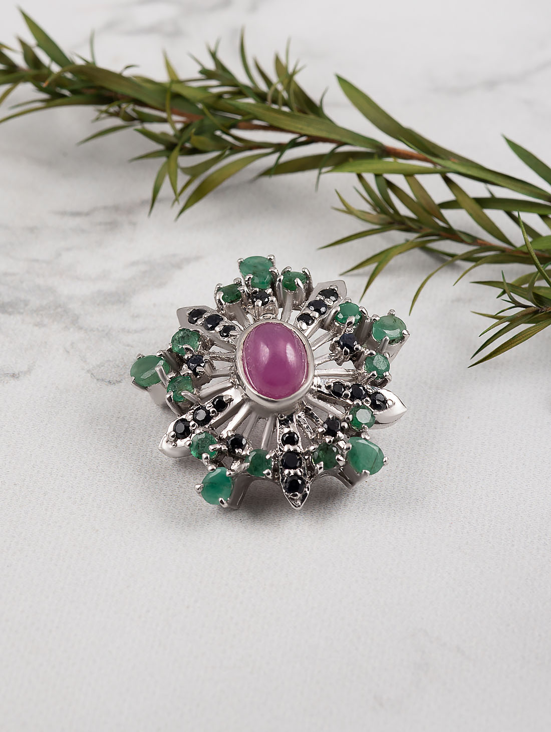 042337 Брошь-кулон (Ag 925)