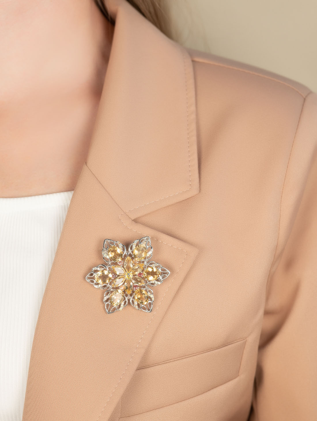 042349 Брошь-кулон (Ag 925)