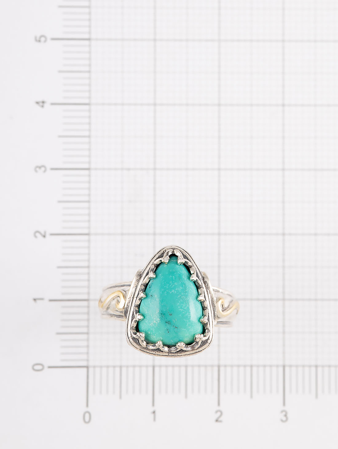 Rrr1322z Бирюза Кольцо (Ag 925)