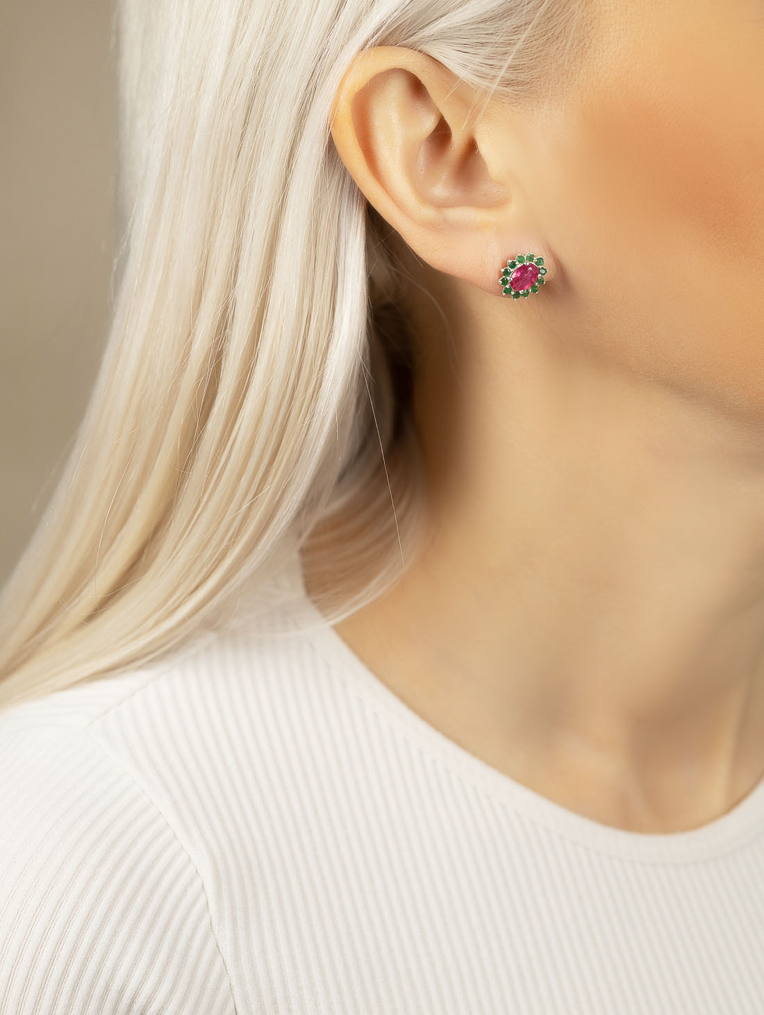 9401 Серьги пуссеты (Ag 925)