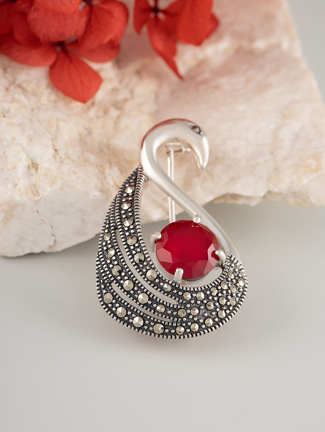 91625 Брошь (Ag 925)