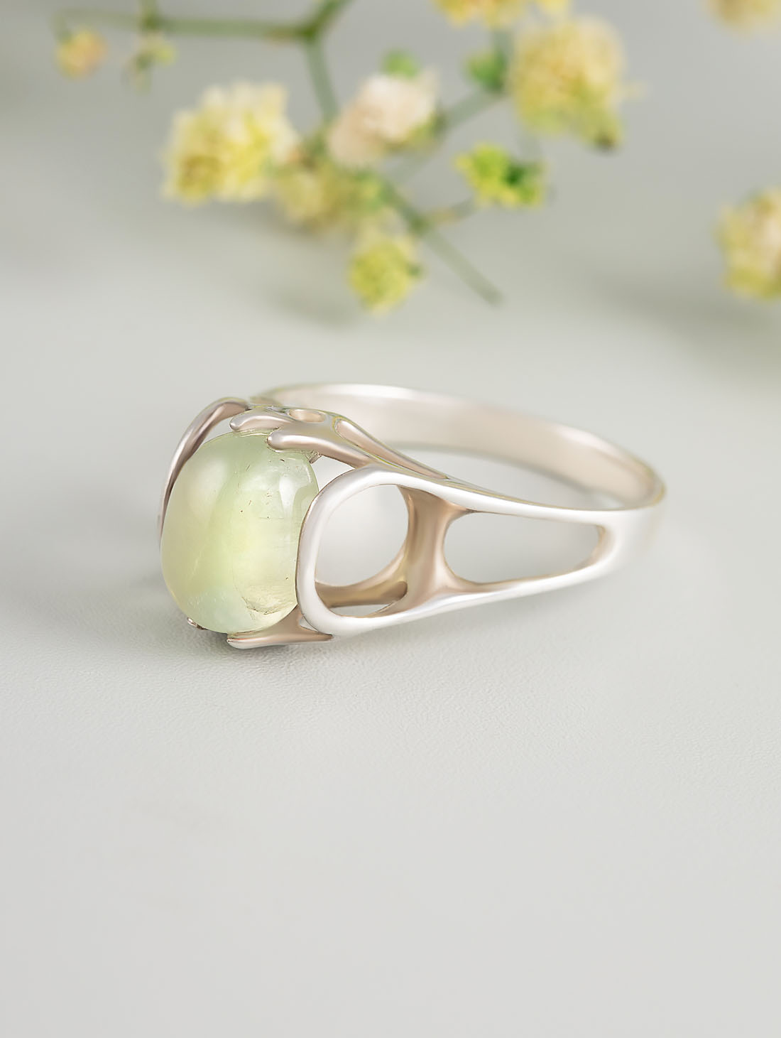 0294 Пренит Кольцо (Ag 925)