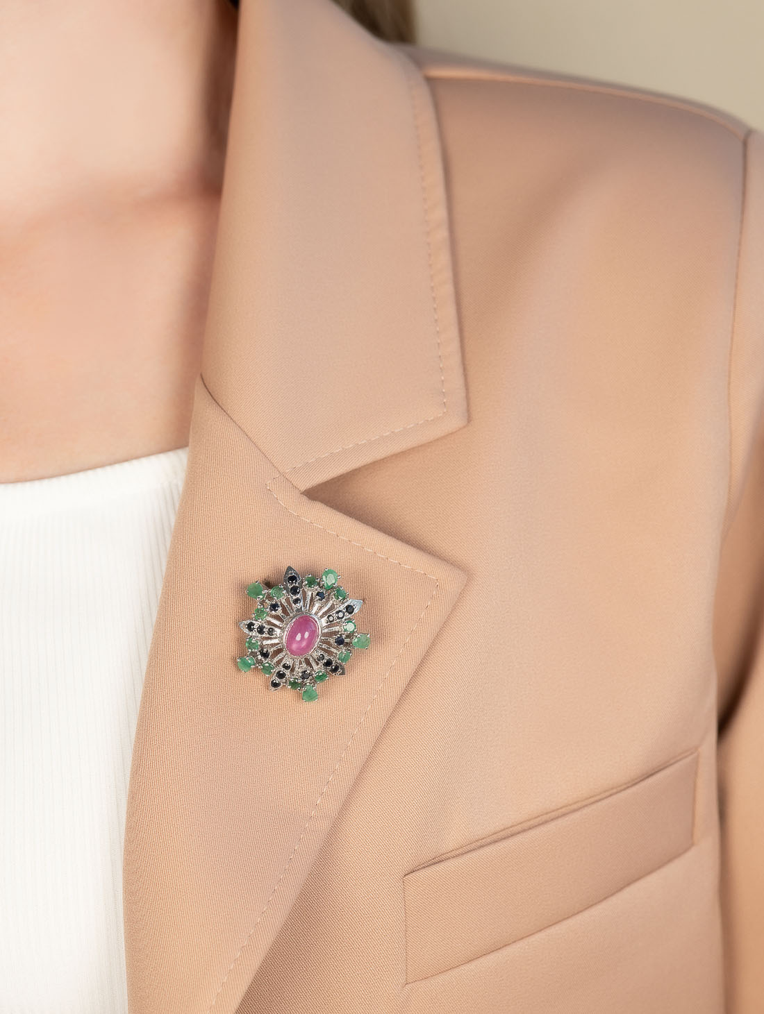 042337 Брошь-кулон (Ag 925)