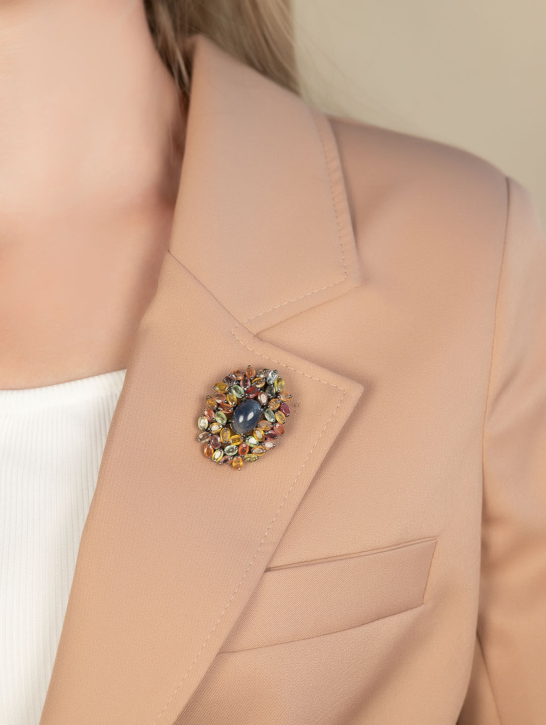 042336 Брошь-кулон (Ag 925)