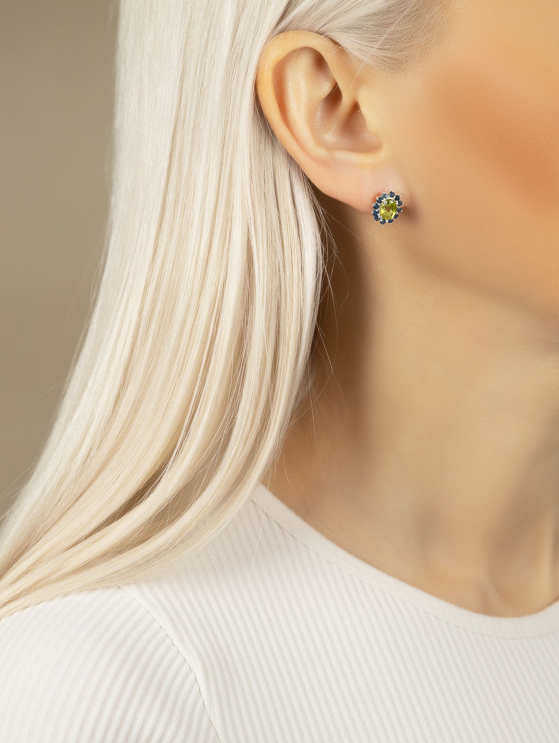 9409 Серьги пуссеты (Ag 925)