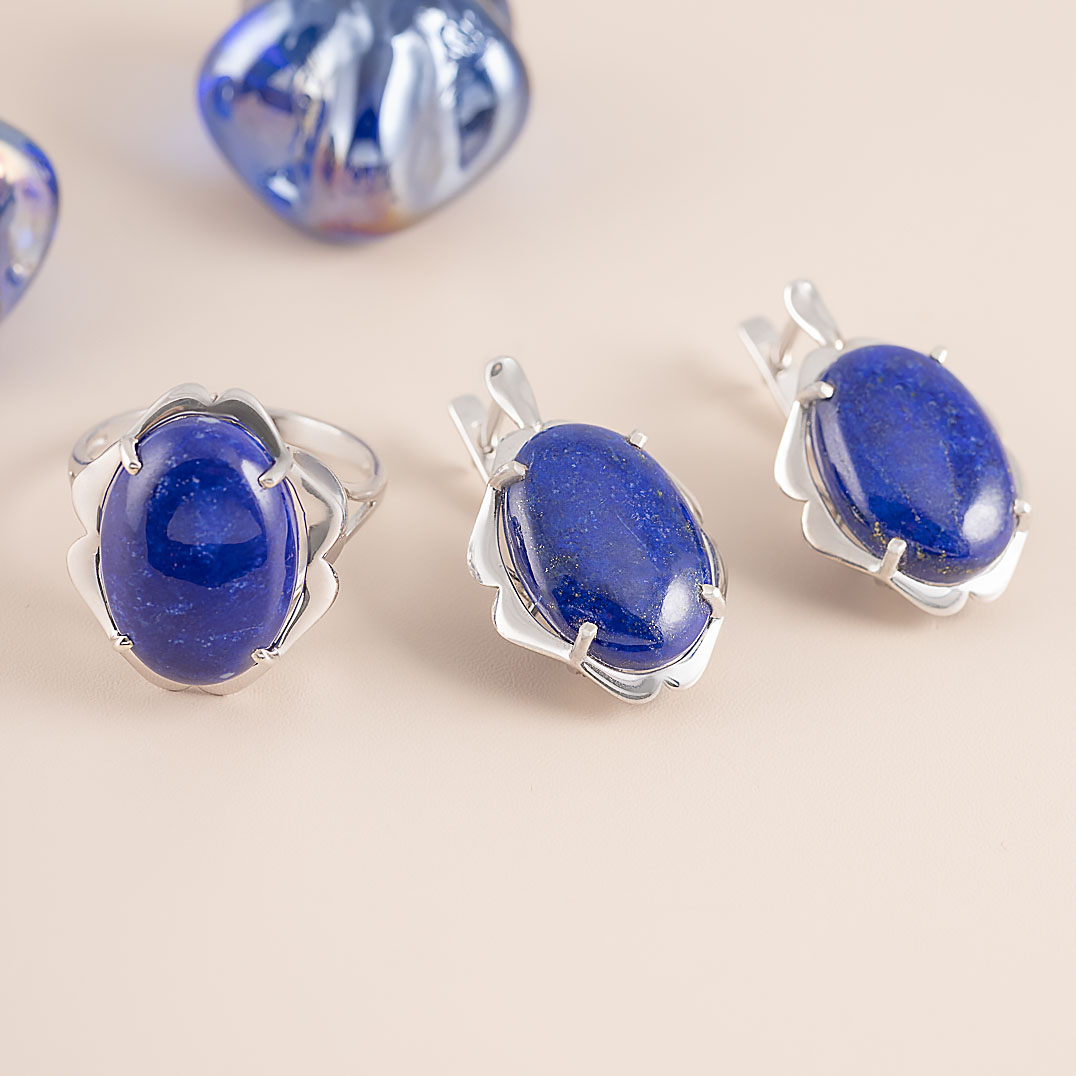 0575R Лазурит Кольцо (Ag 925)