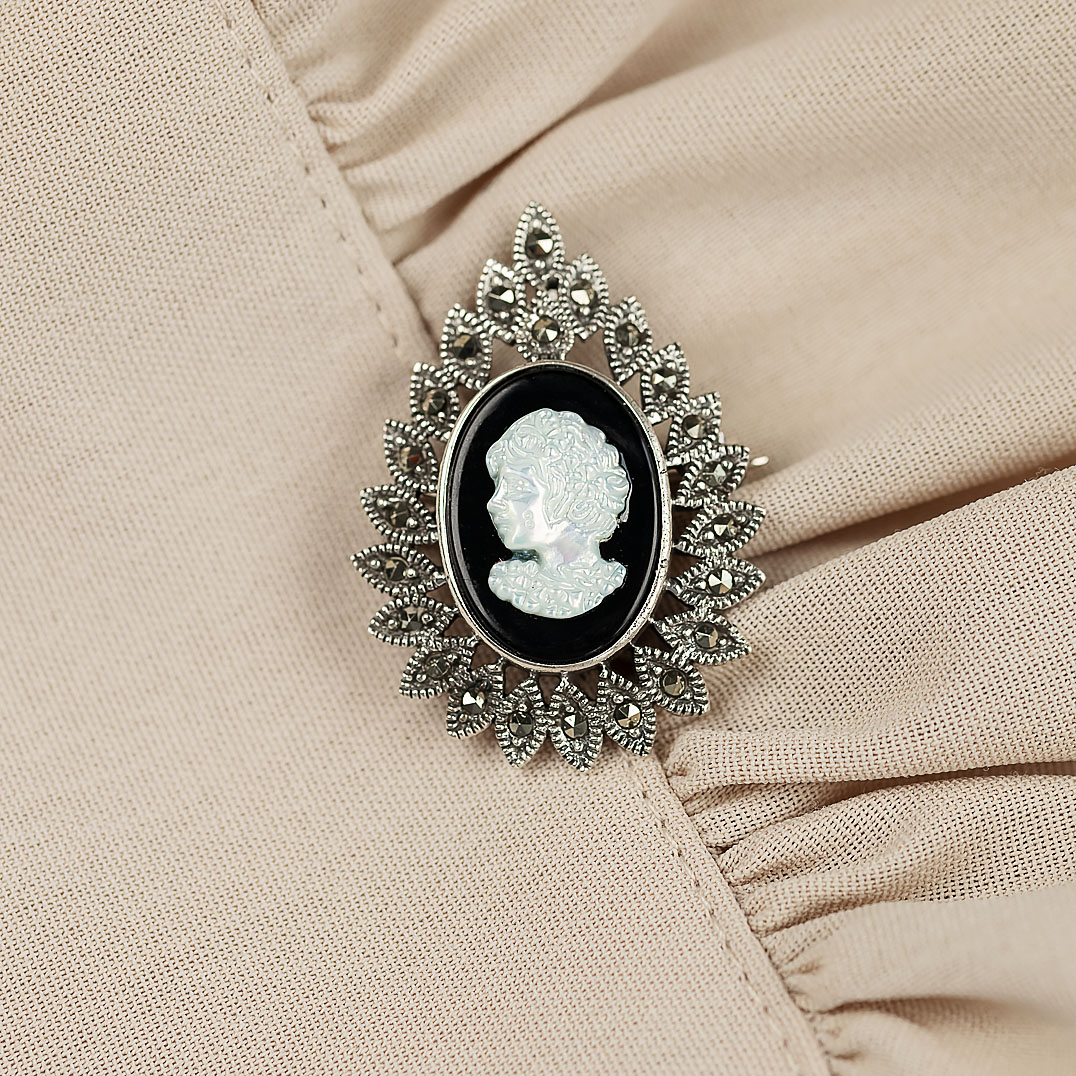 91396 Брошь-кулон (Ag 925)