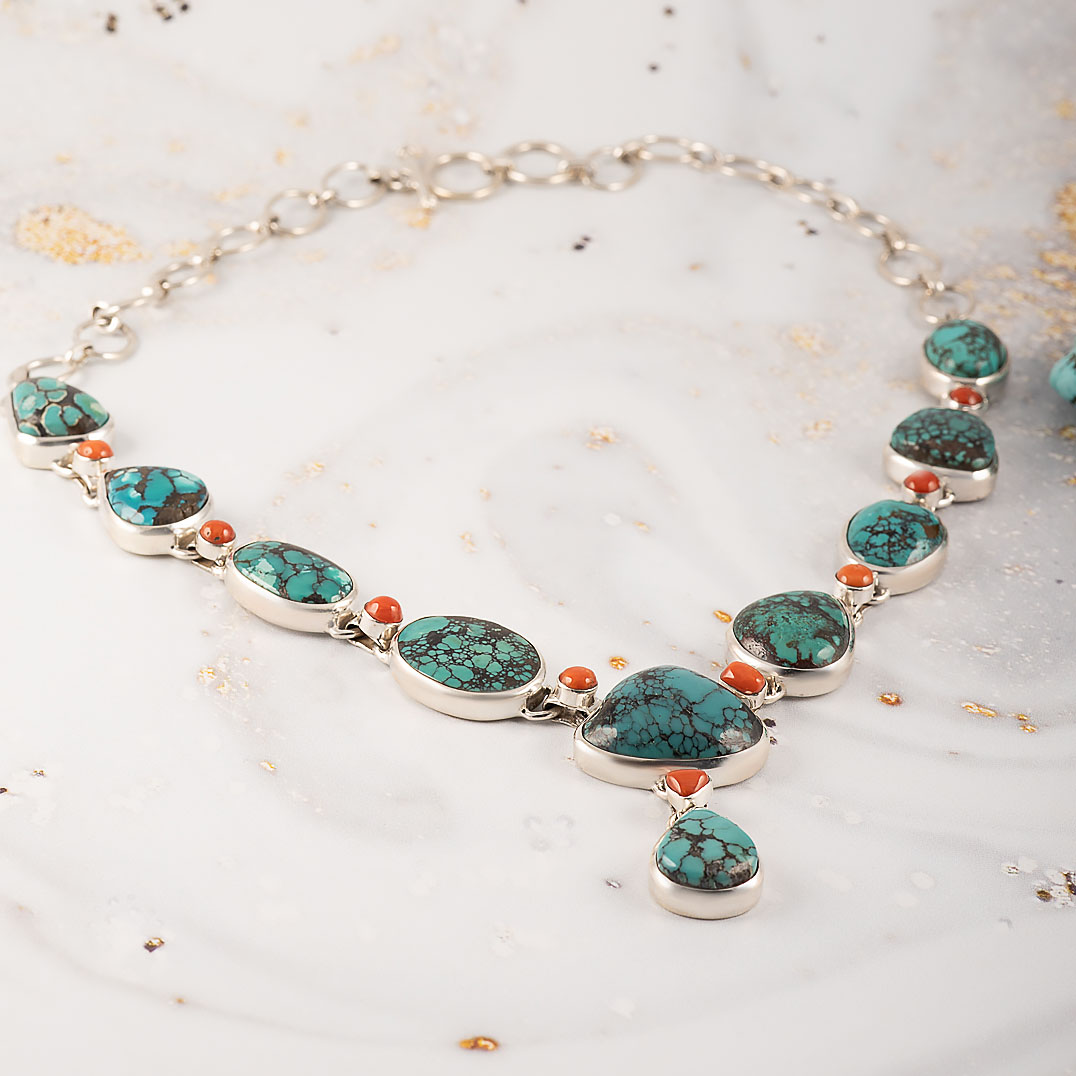 1300138 Колье (Ag 925)