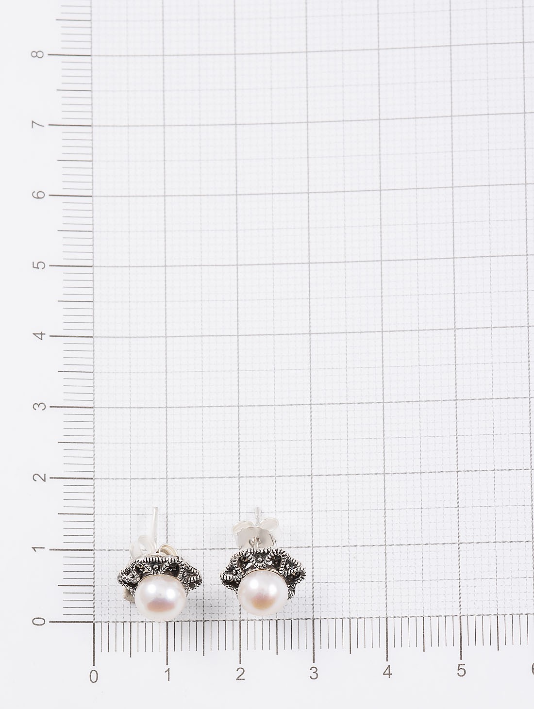 300160 Серьги пуссеты (Ag 925)