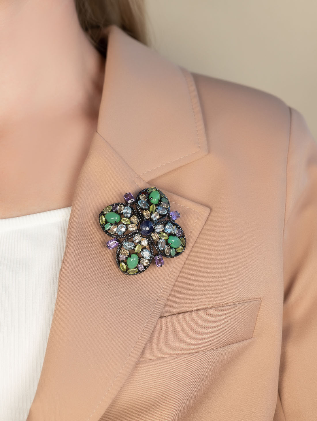 042364 Брошь-кулон (Ag 925)