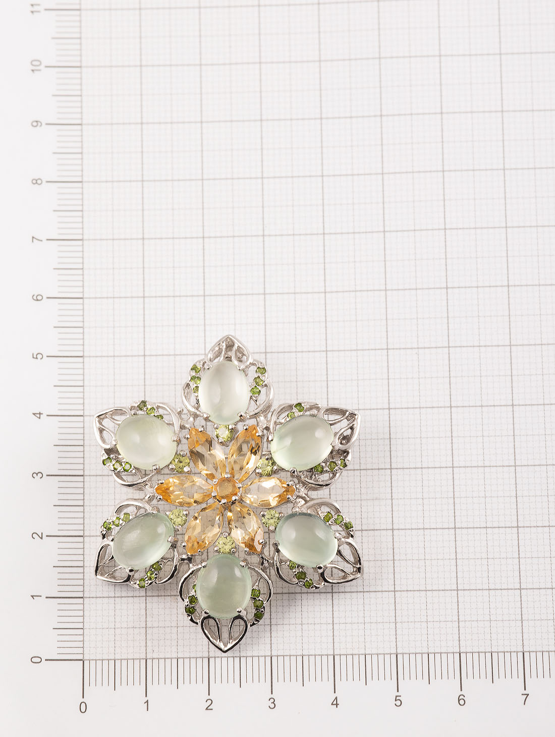 042348 Брошь-кулон (Ag 925)