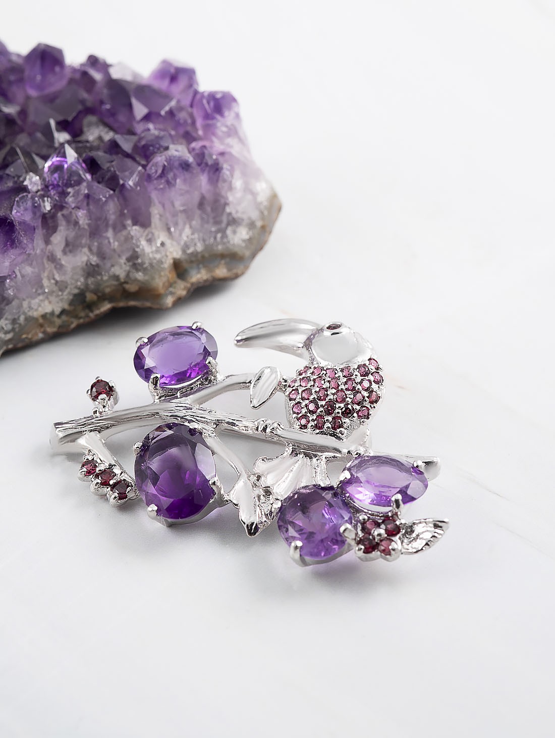 042300 Брошь (Ag 925)