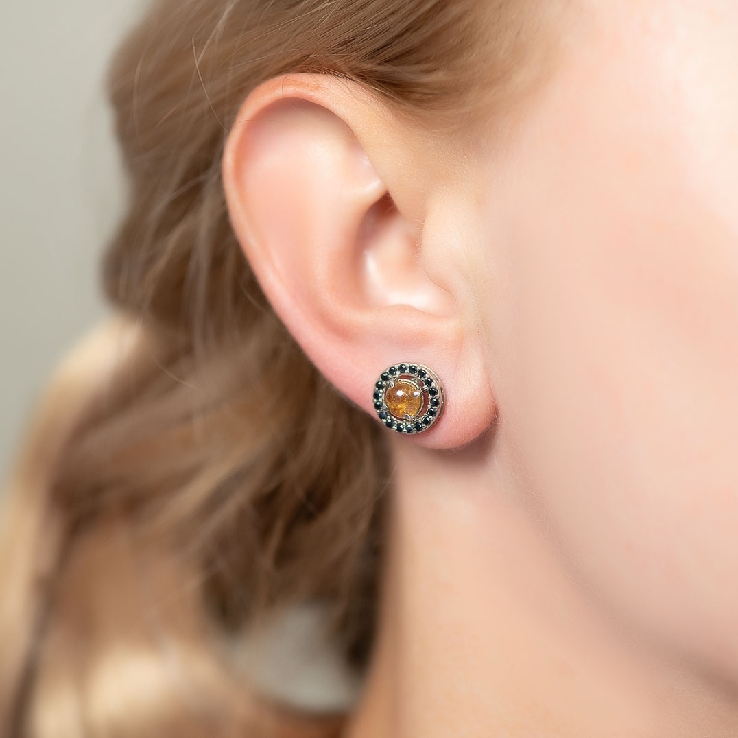 с9205 Серьги пуссеты (Ag 925)