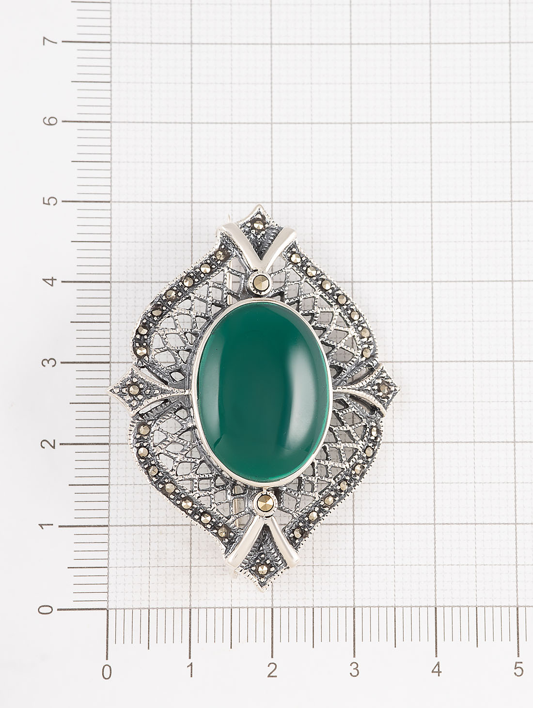 91614 Брошь (Ag 925)